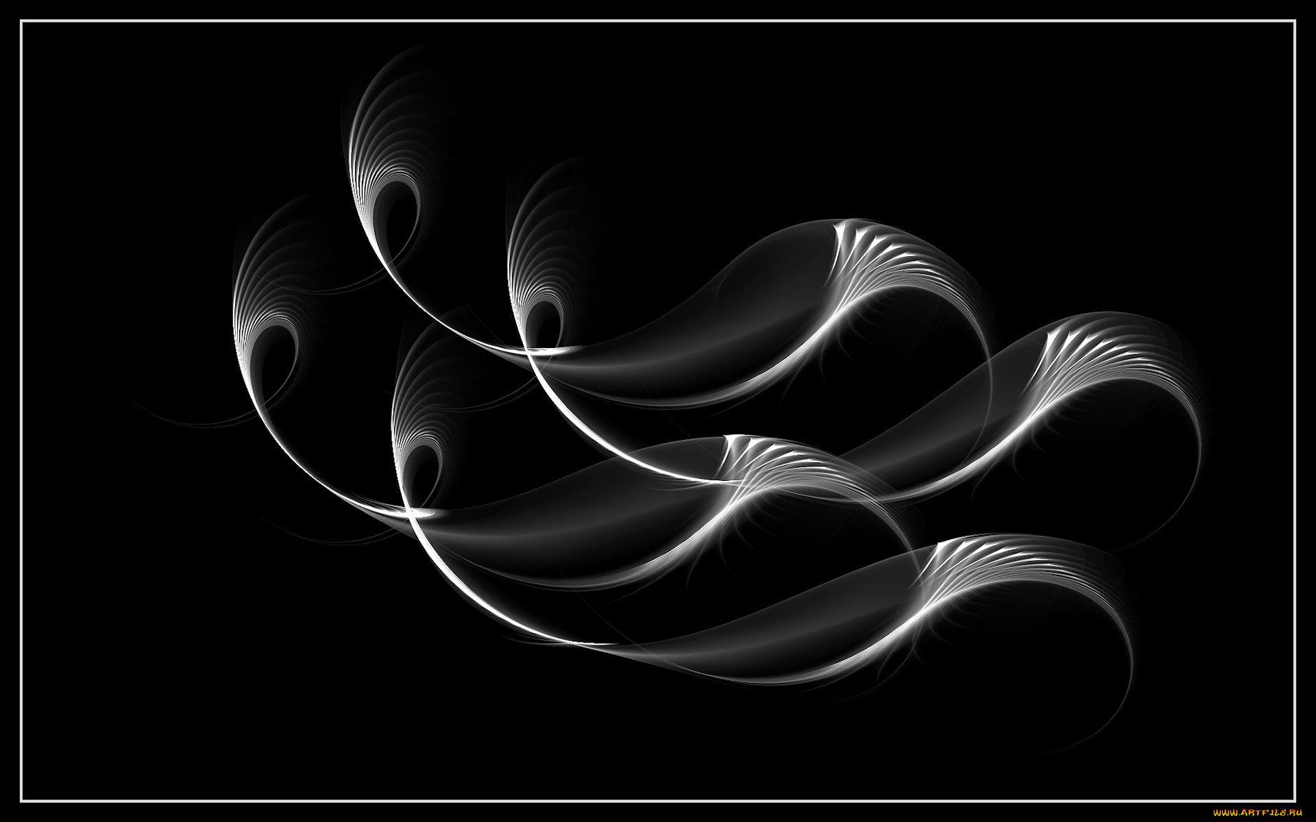 3д, графика, fractal, фракталы, фон, узор