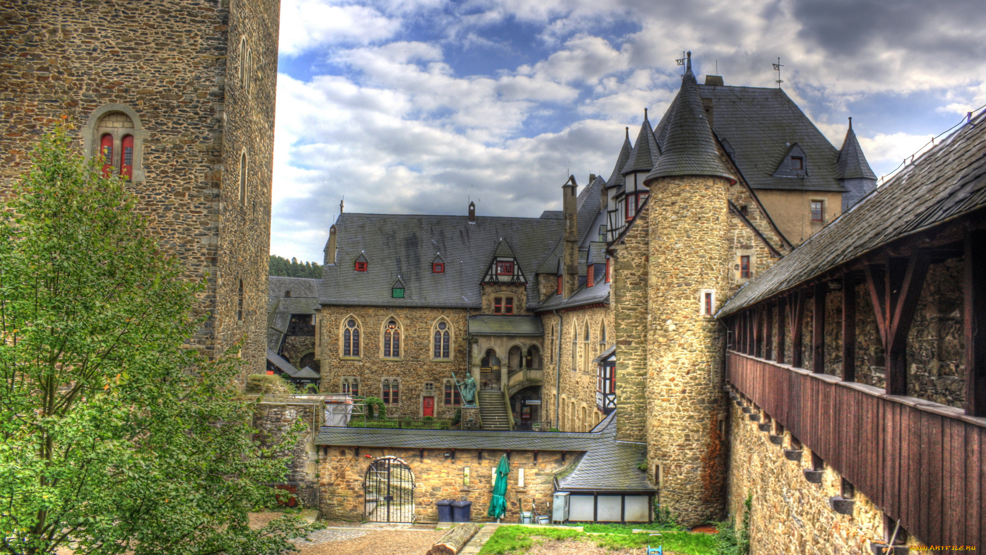 burg, an, der, wupper, solingen, германия, города, дворцы, замки, крепости, замок