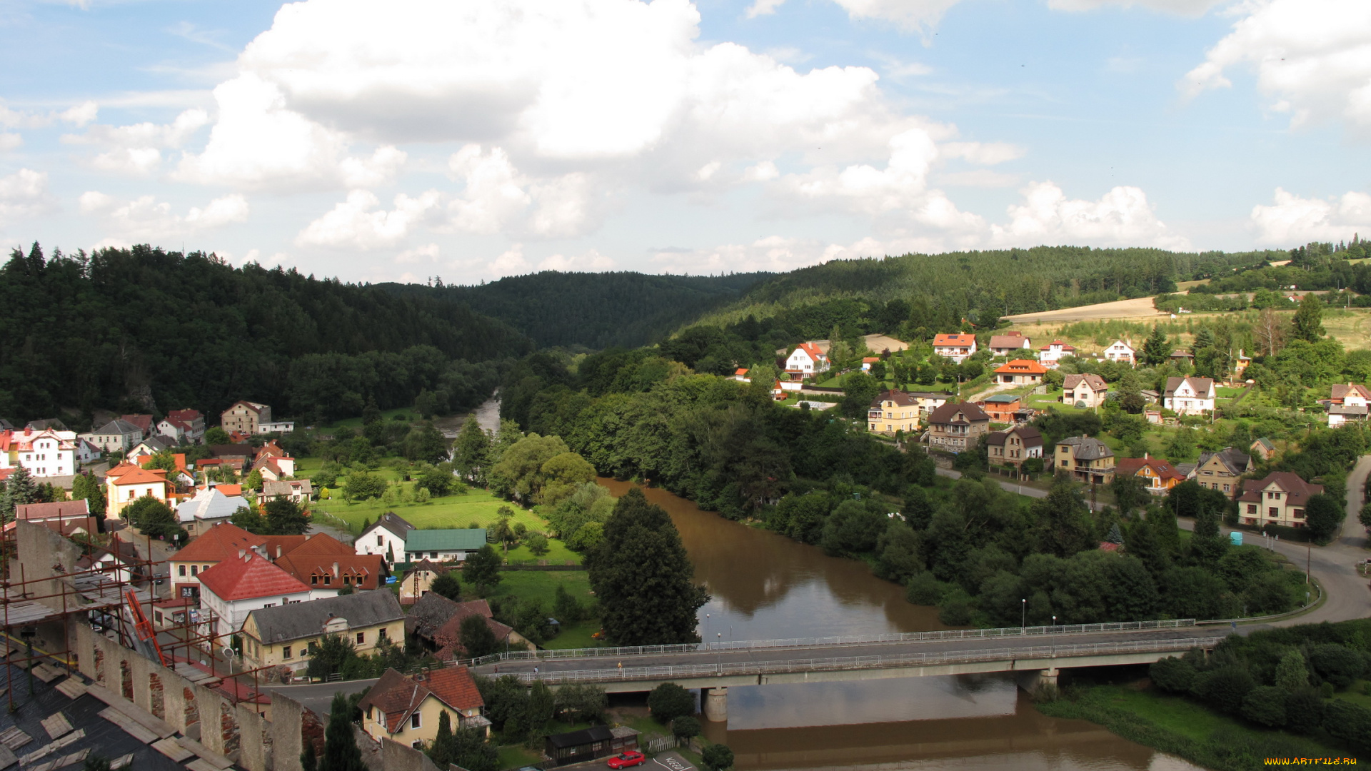 Чехия, штернберк, города, панорамы