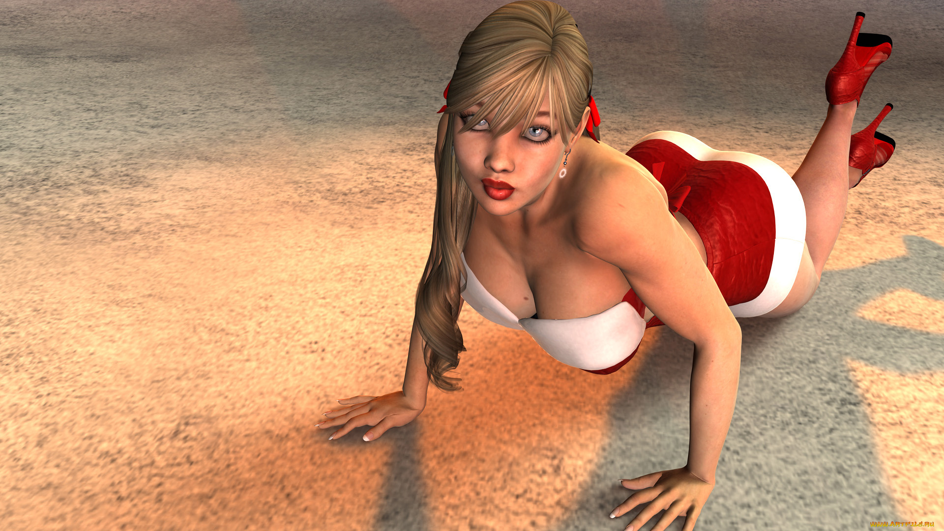 3д, графика, people, , люди, взгляд, девушка