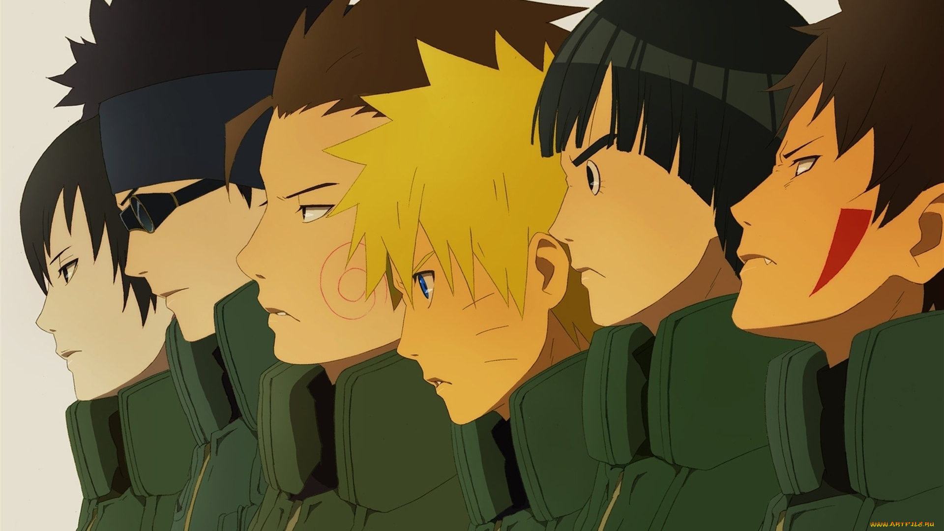 аниме, naruto, шиноби, киба, ниньдзя, конохи, чоджи, наруто