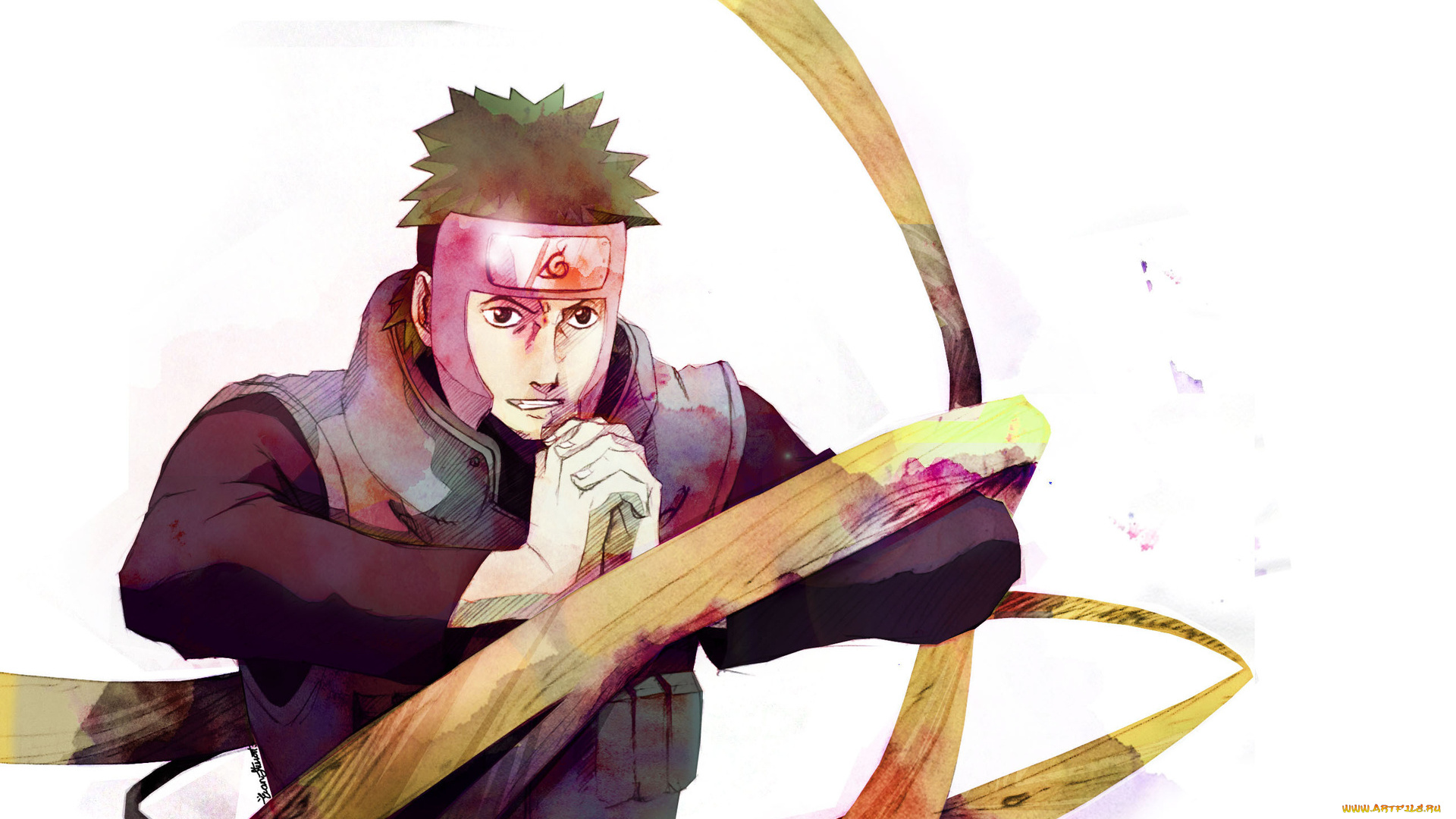 аниме, naruto, ямато, древесный, стиль, анбу, шиноби