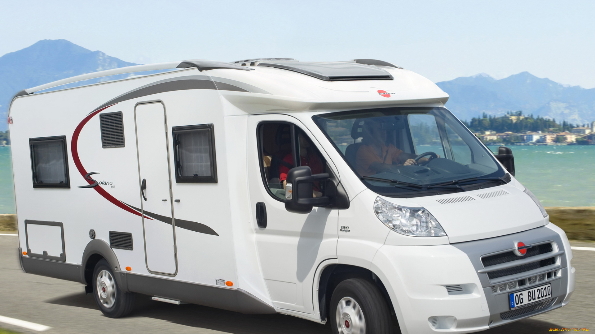 автомобили, дом, на, колёсах, burstner, solano, 2009г