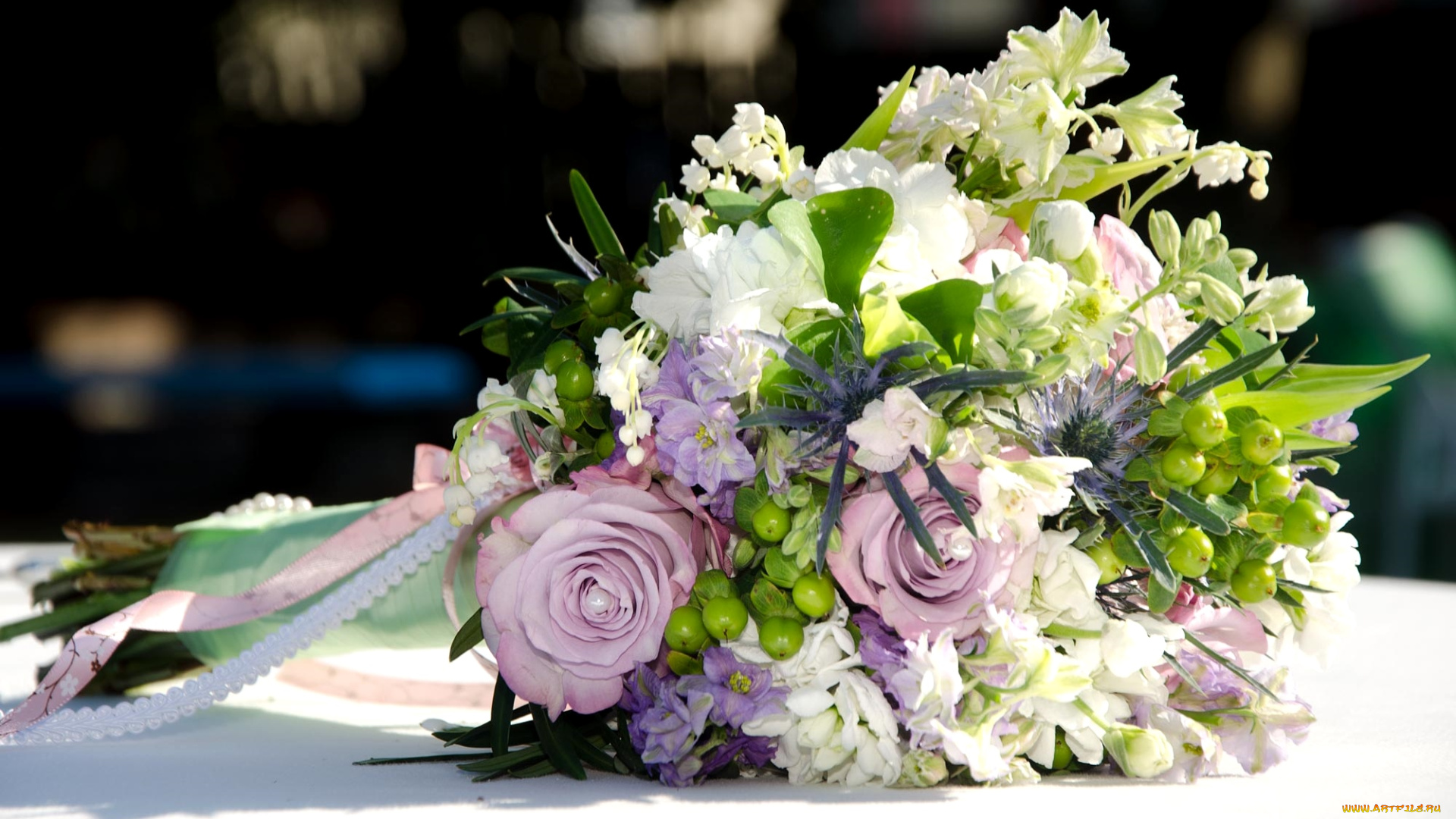 цветы, букеты, , композиции, левкой, розы