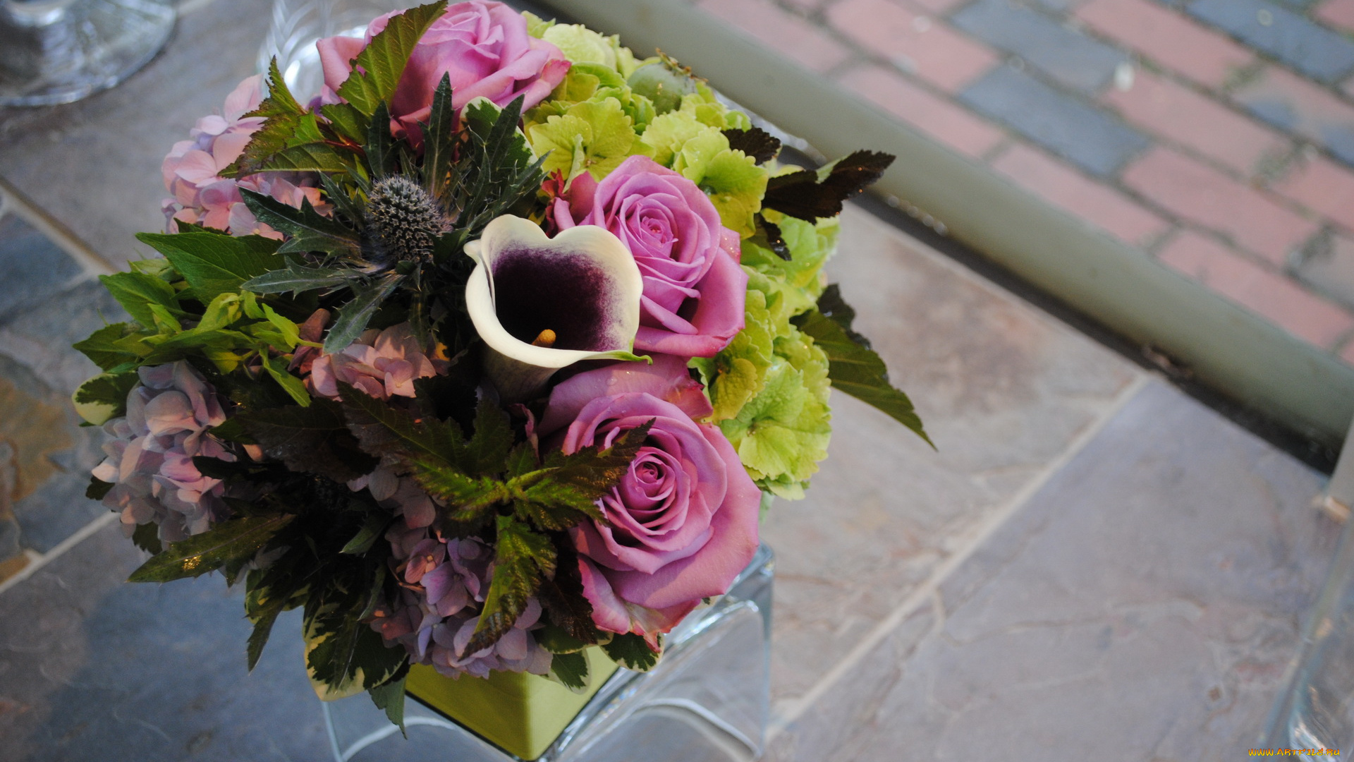 цветы, букеты, , композиции, розы, букет, каллы