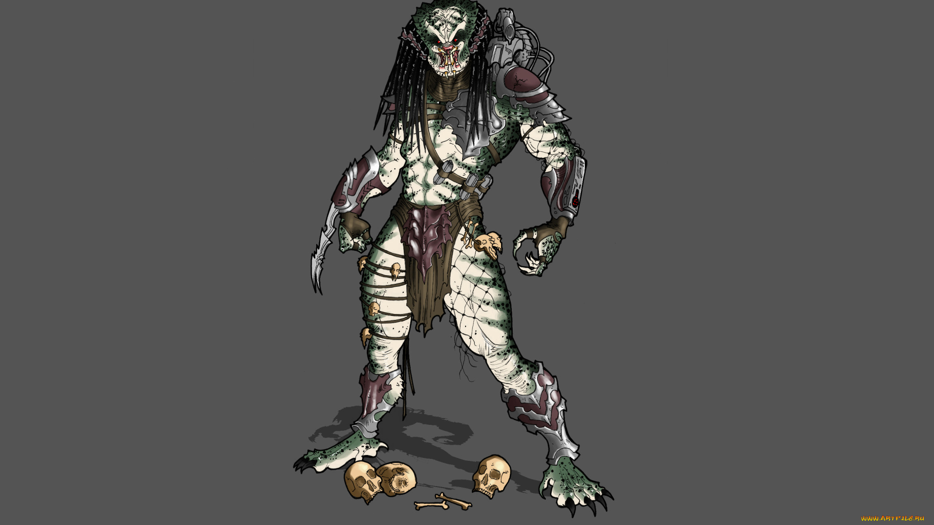 хищник, фэнтези, существа, predator, пришелец, инопланетянин, alien