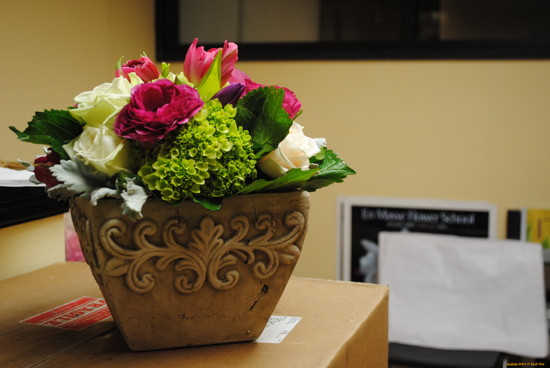 цветы, букеты, , композиции, розы, пион, букет, тюльпаны