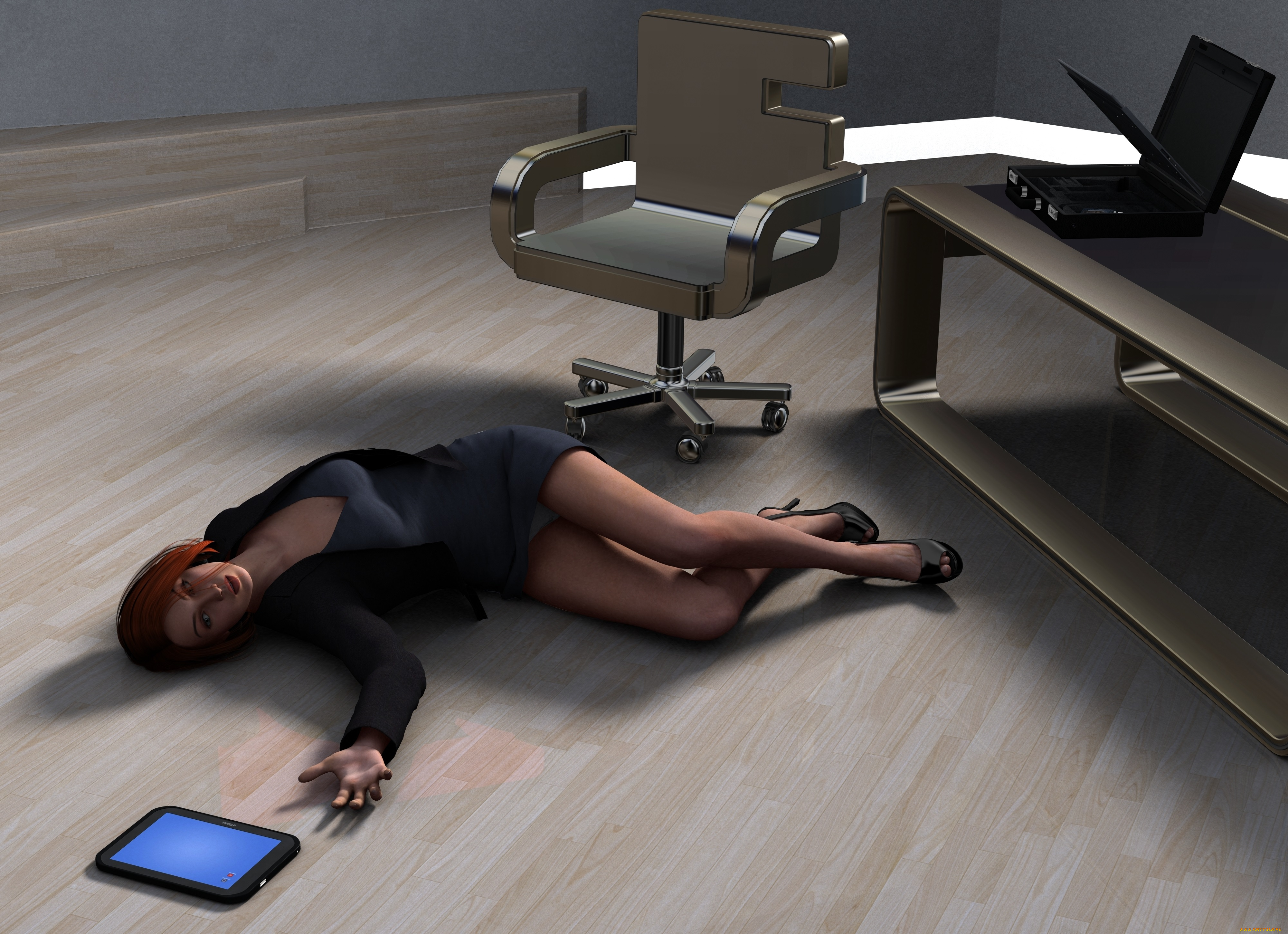 3д, графика, fantasy, , фантазия, девушка, комната