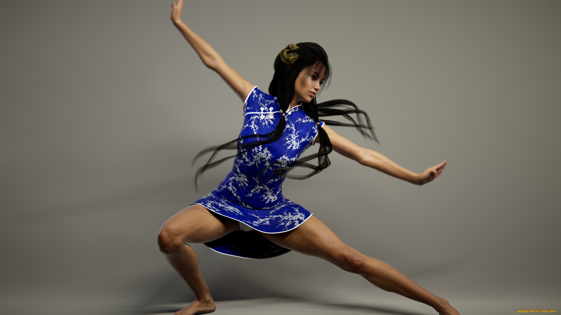 3д, графика, люди, , people, девушка, поза, фон, взгляд