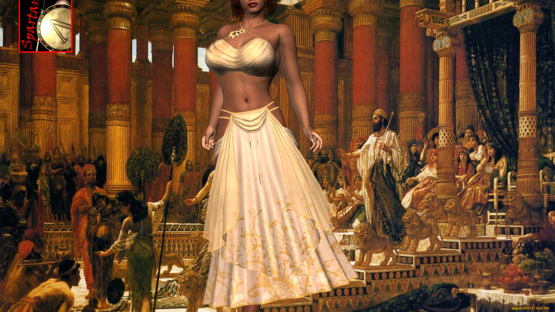 3д, графика, история, , history, взгляд, девушка, фон