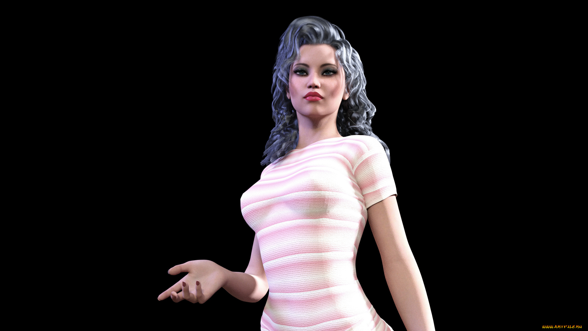 3д, графика, люди, , people, фон, взгляд, девушка