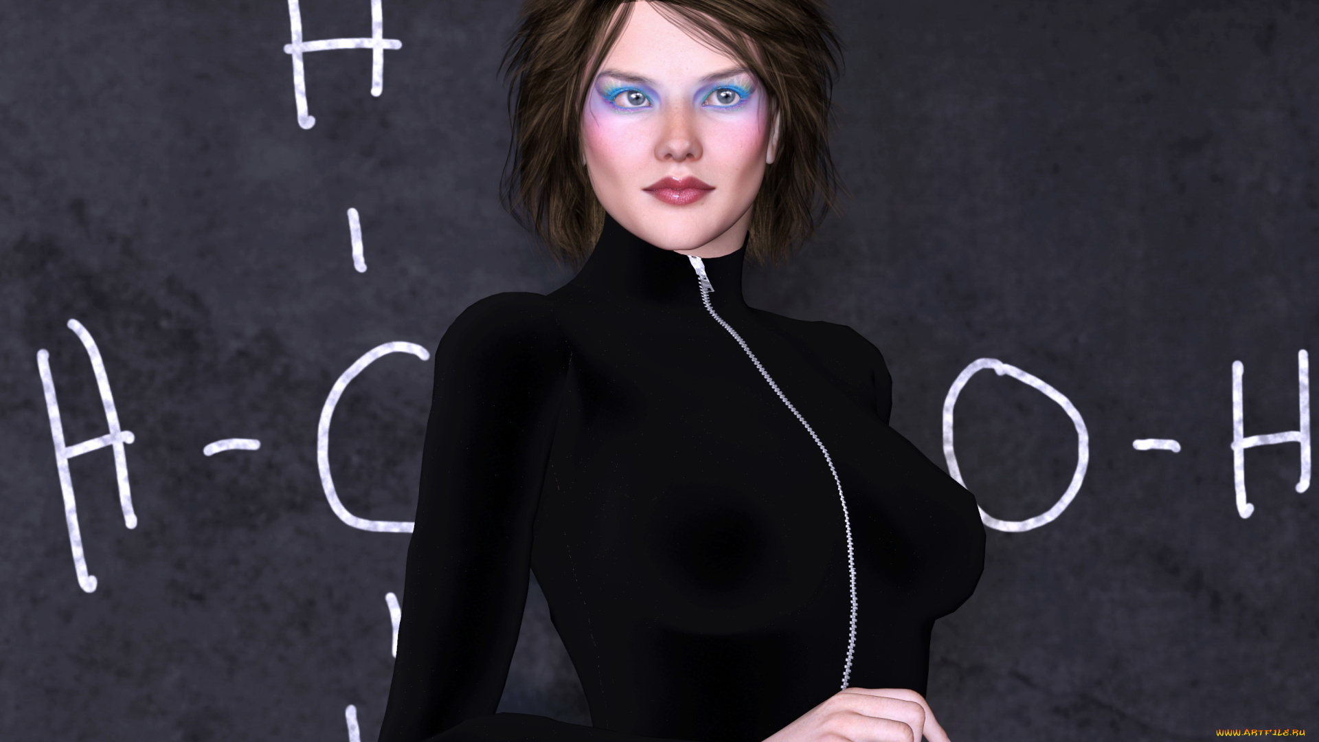 3д, графика, люди, , people, фон, взгляд, девушка