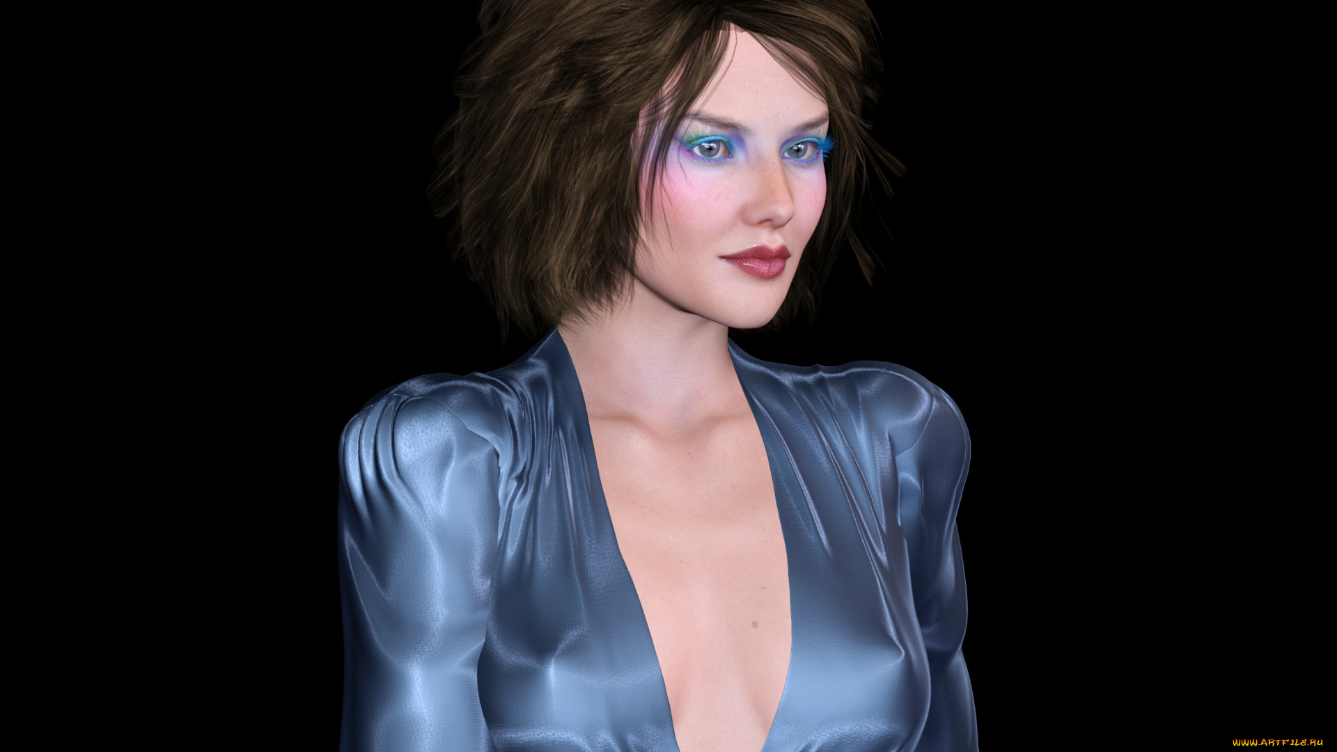 3д, графика, люди, , people, фон, взгляд, девушка