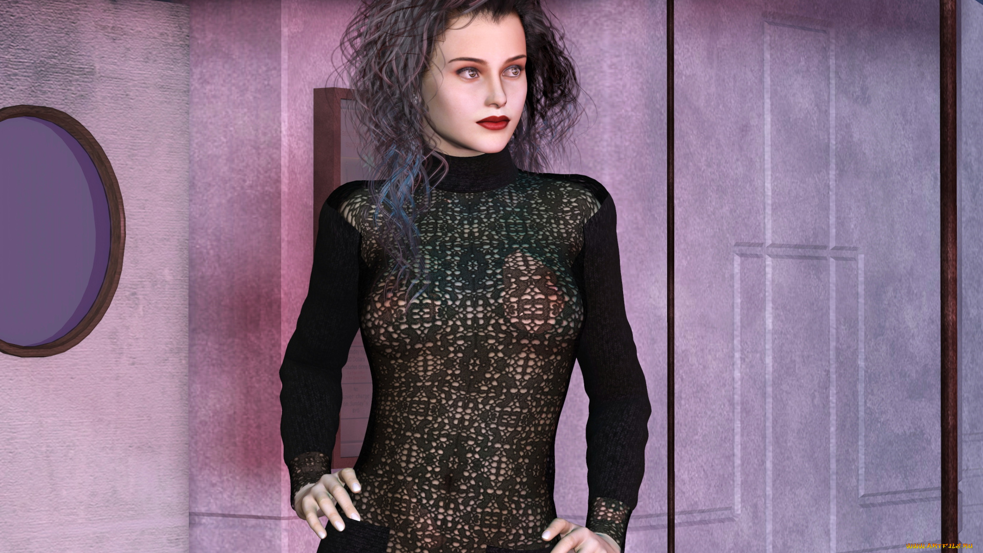 3д, графика, люди, , people, фон, взгляд, девушка