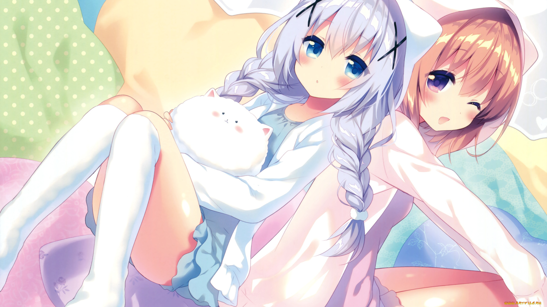 аниме, gochuumon, wa, usagi, desu, ka, riichu, gochuumon, wa, usagi, desu, ka, tippy, kafuu, chino, hoto, kokoa