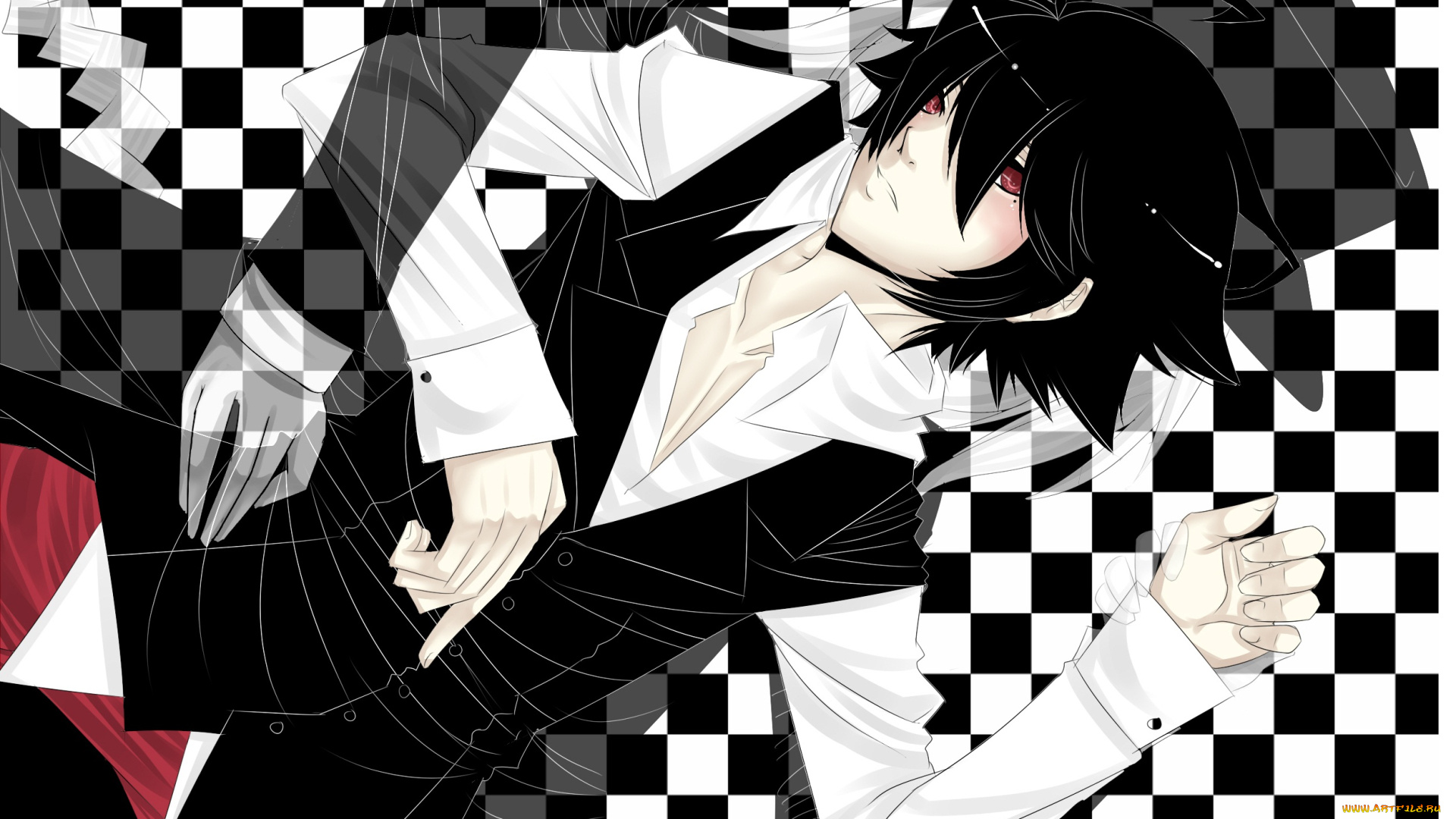 аниме, monochrome, factor, парни, широгане, акира