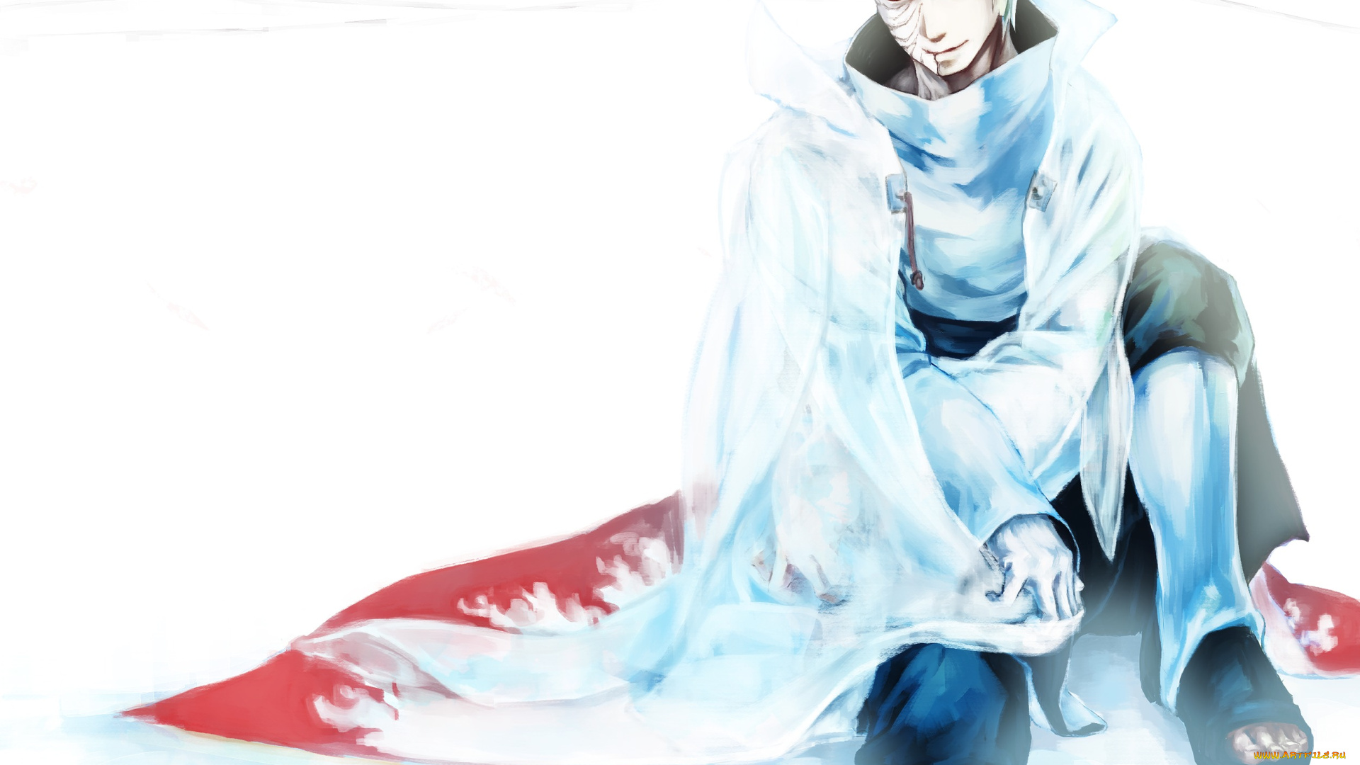 аниме, naruto, арт, обито