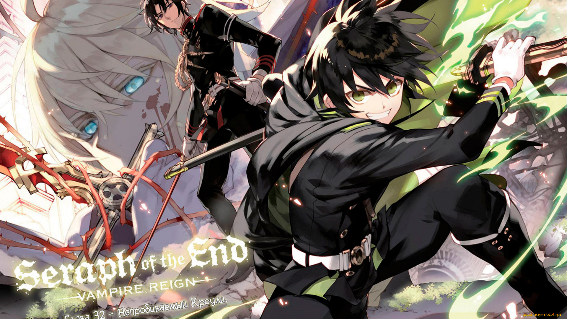 аниме, owari, no, seraph, последний, серафим