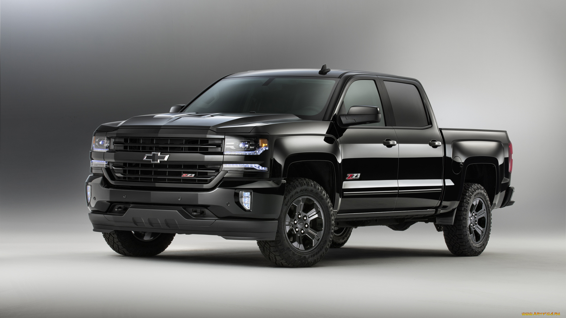 автомобили, chevrolet, 2016г, gmtk2, cab, crew, midnight, silverado, z71