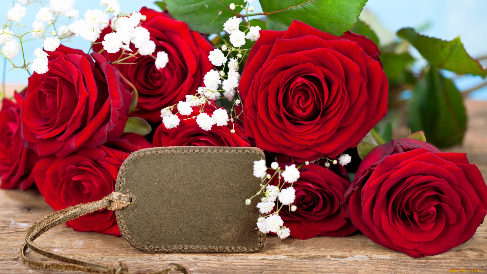 цветы, розы, гипсофила, бутоны, букет