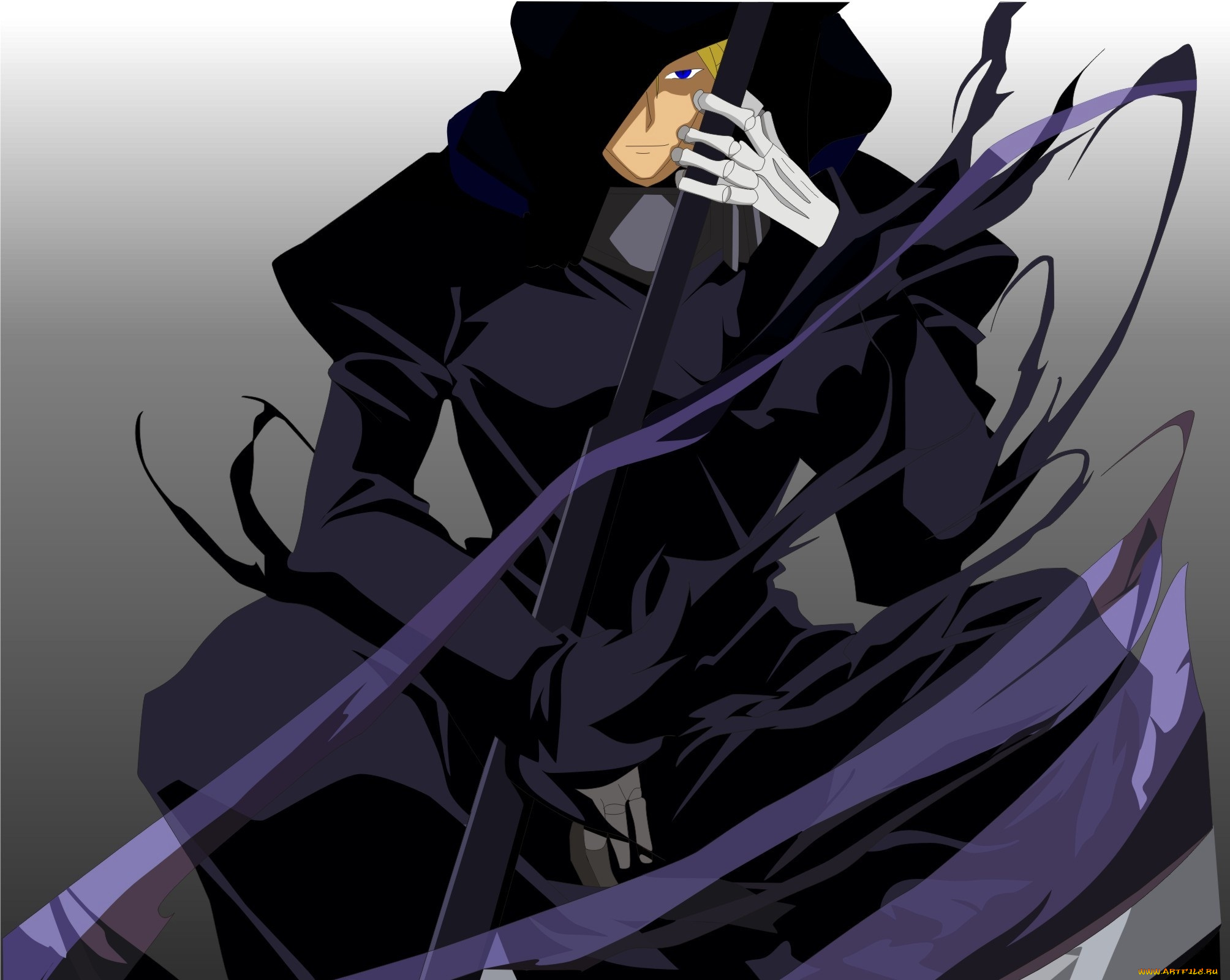 аниме, 07, ghost, оружие, парень