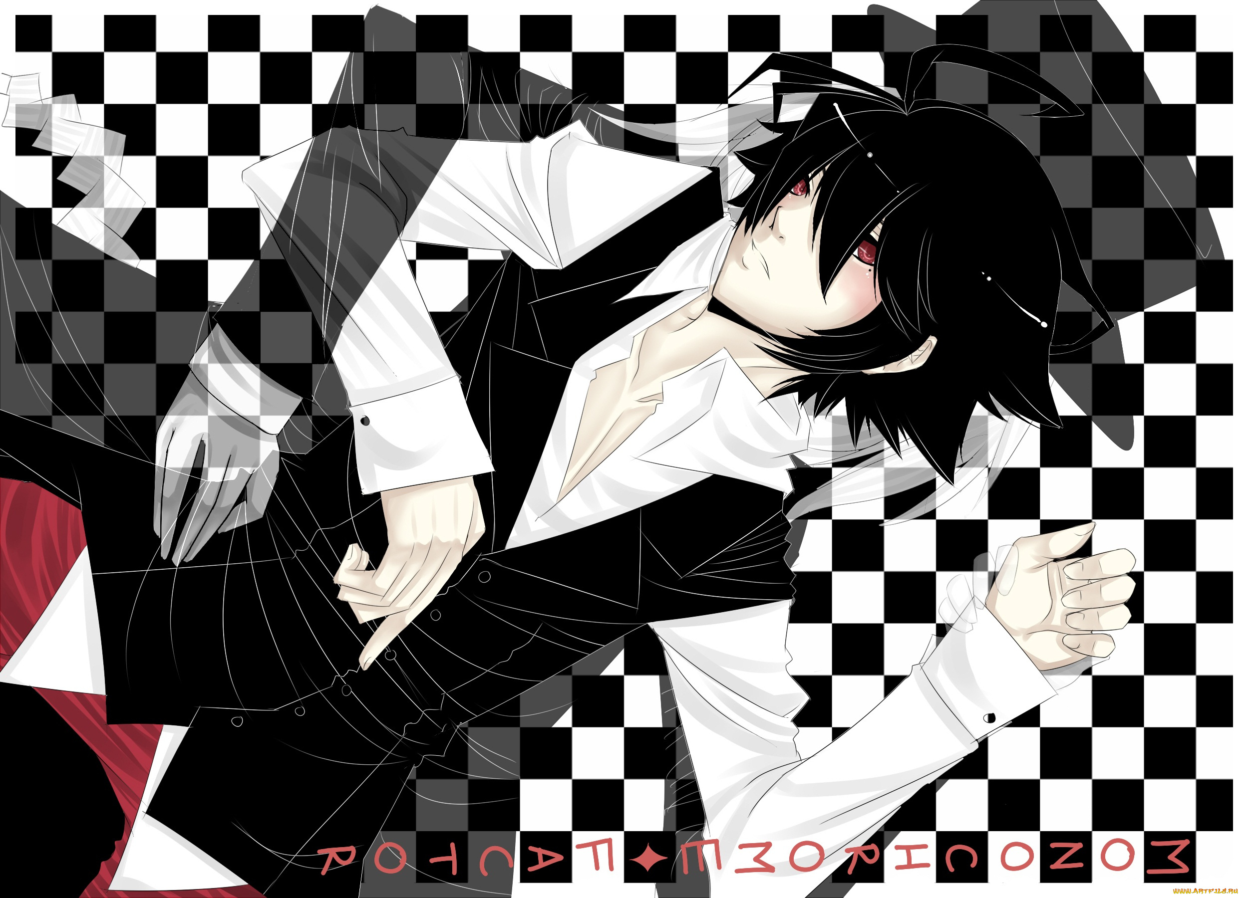 аниме, monochrome, factor, парни, широгане, акира