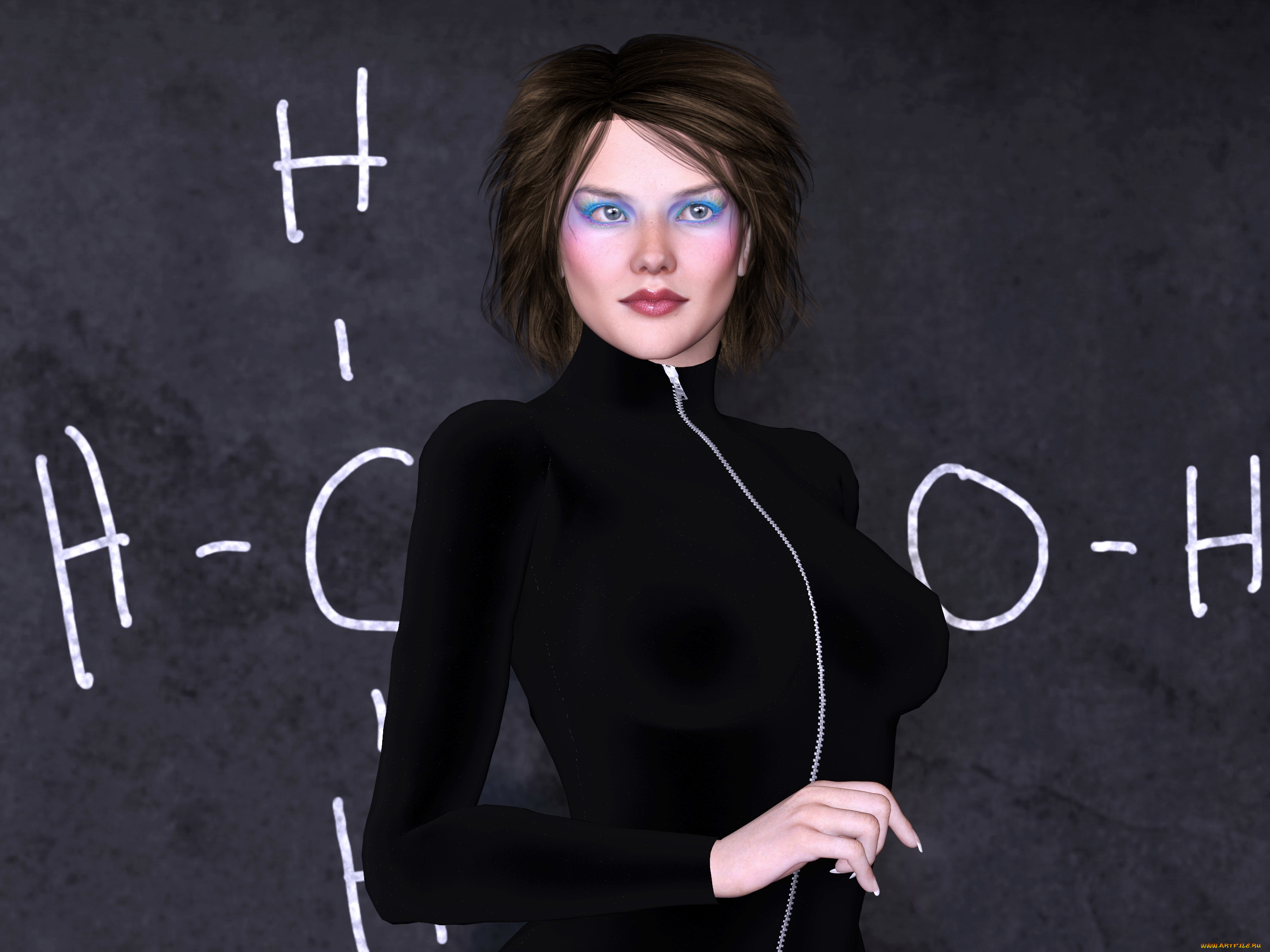 3д, графика, люди, , people, фон, взгляд, девушка