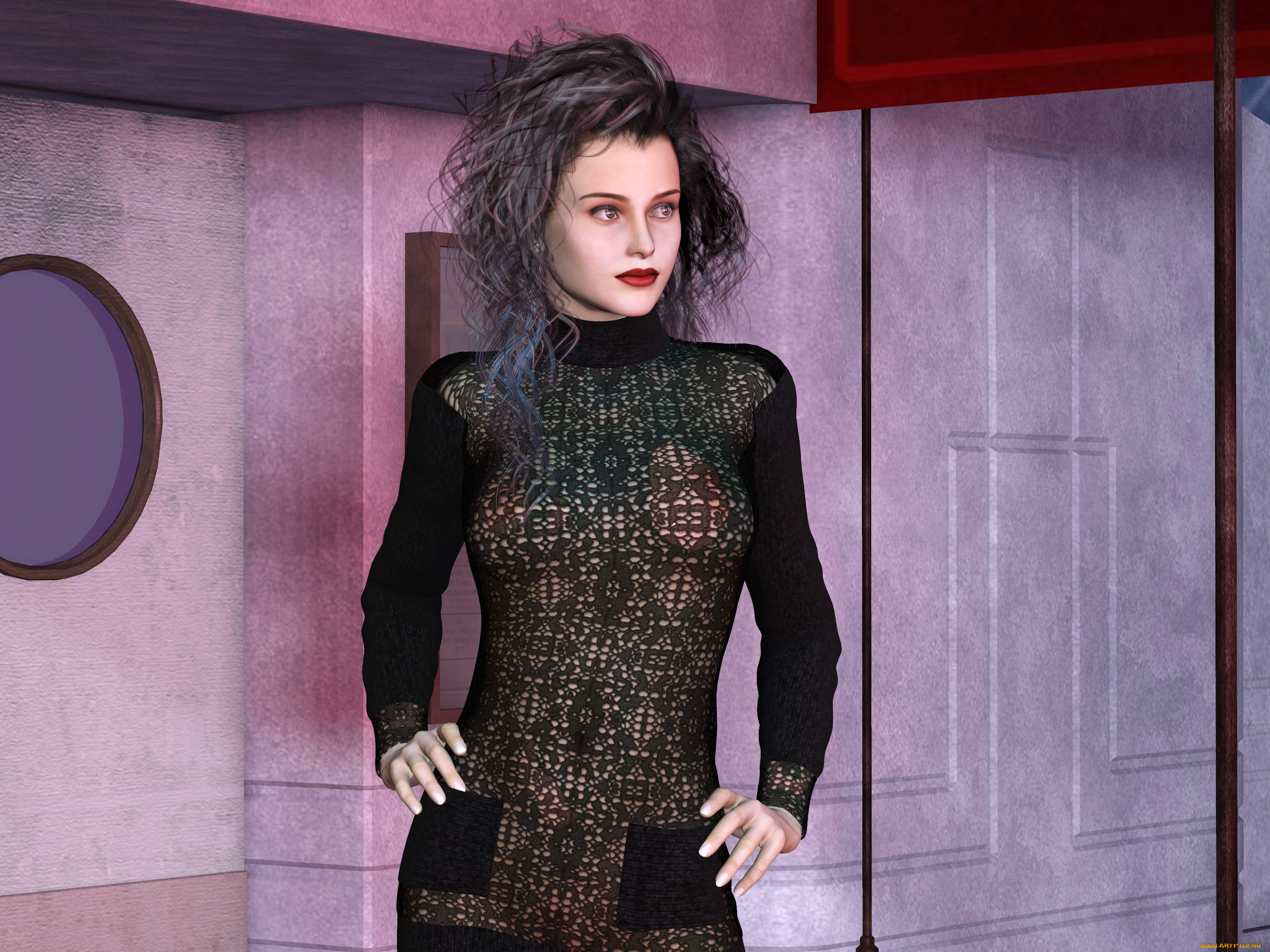 3д, графика, люди, , people, фон, взгляд, девушка