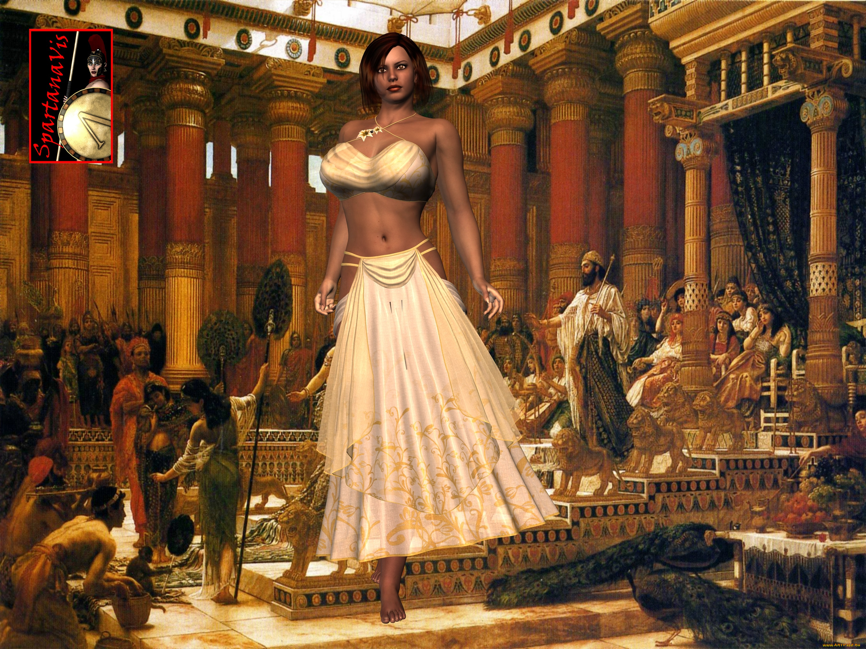 3д, графика, история, , history, взгляд, девушка, фон