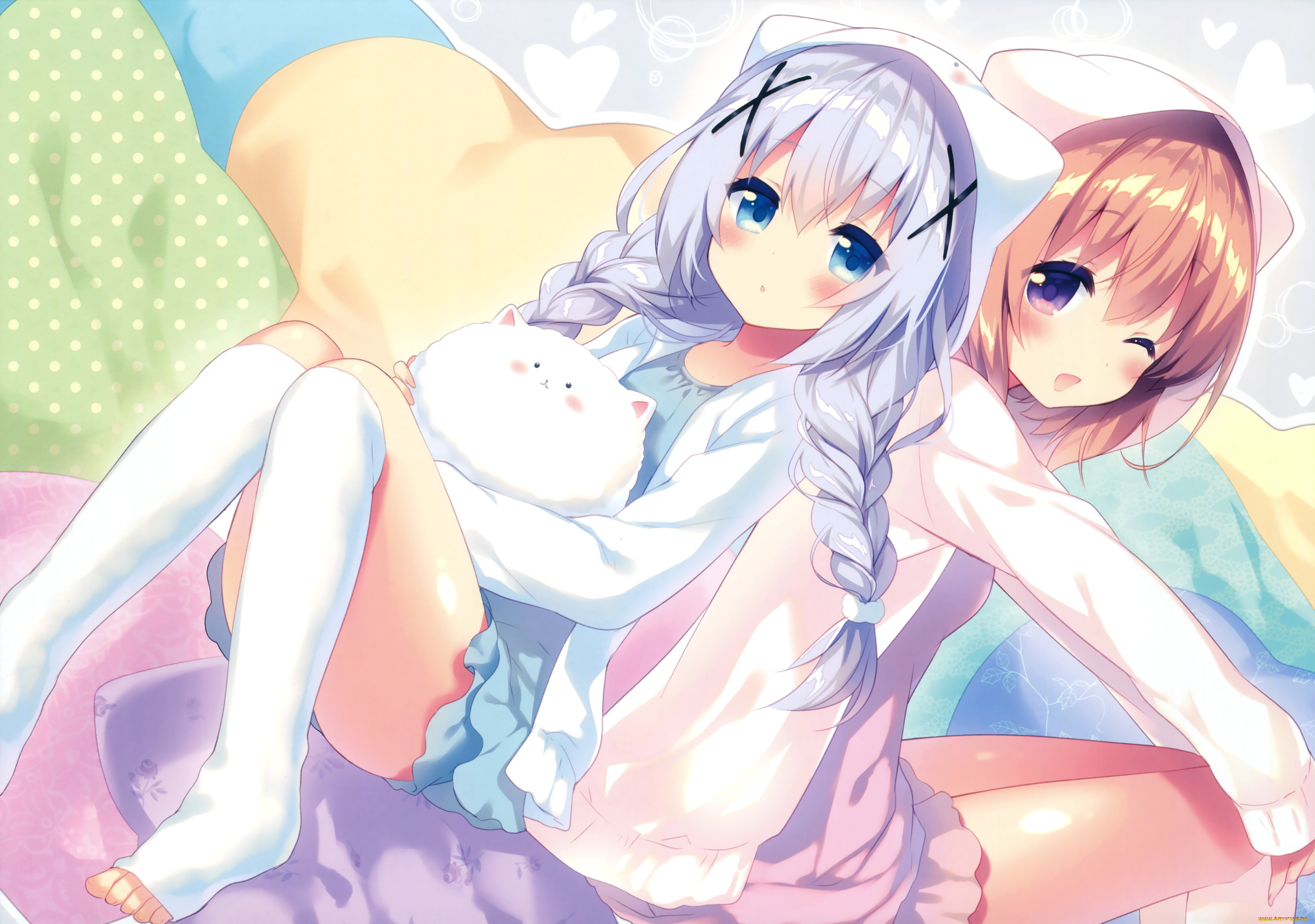аниме, gochuumon, wa, usagi, desu, ka, riichu, gochuumon, wa, usagi, desu, ka, tippy, kafuu, chino, hoto, kokoa