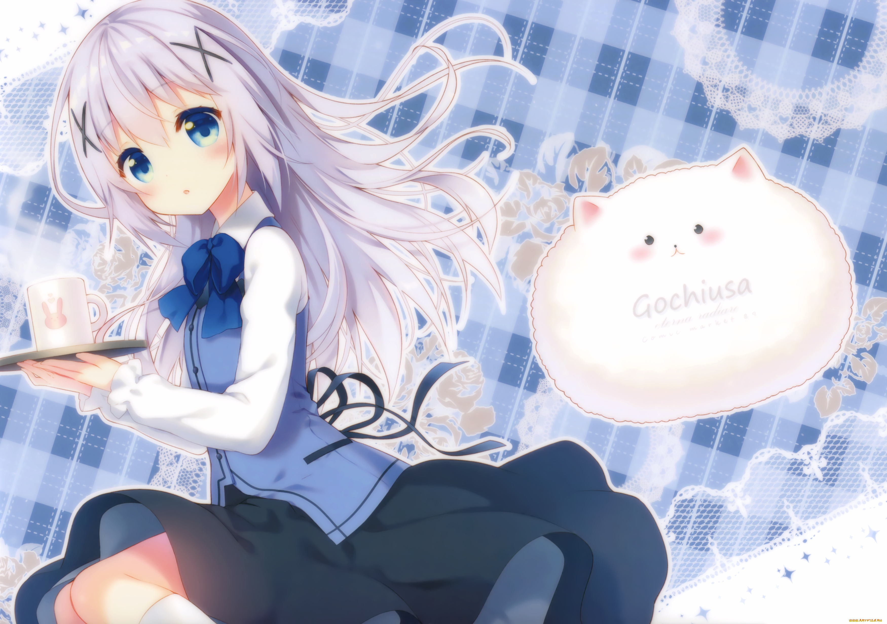 аниме, gochuumon, wa, usagi, desu, ka, gochuumon, wa, usagi, desu, ka, tippy, kafuu, chino, riichu