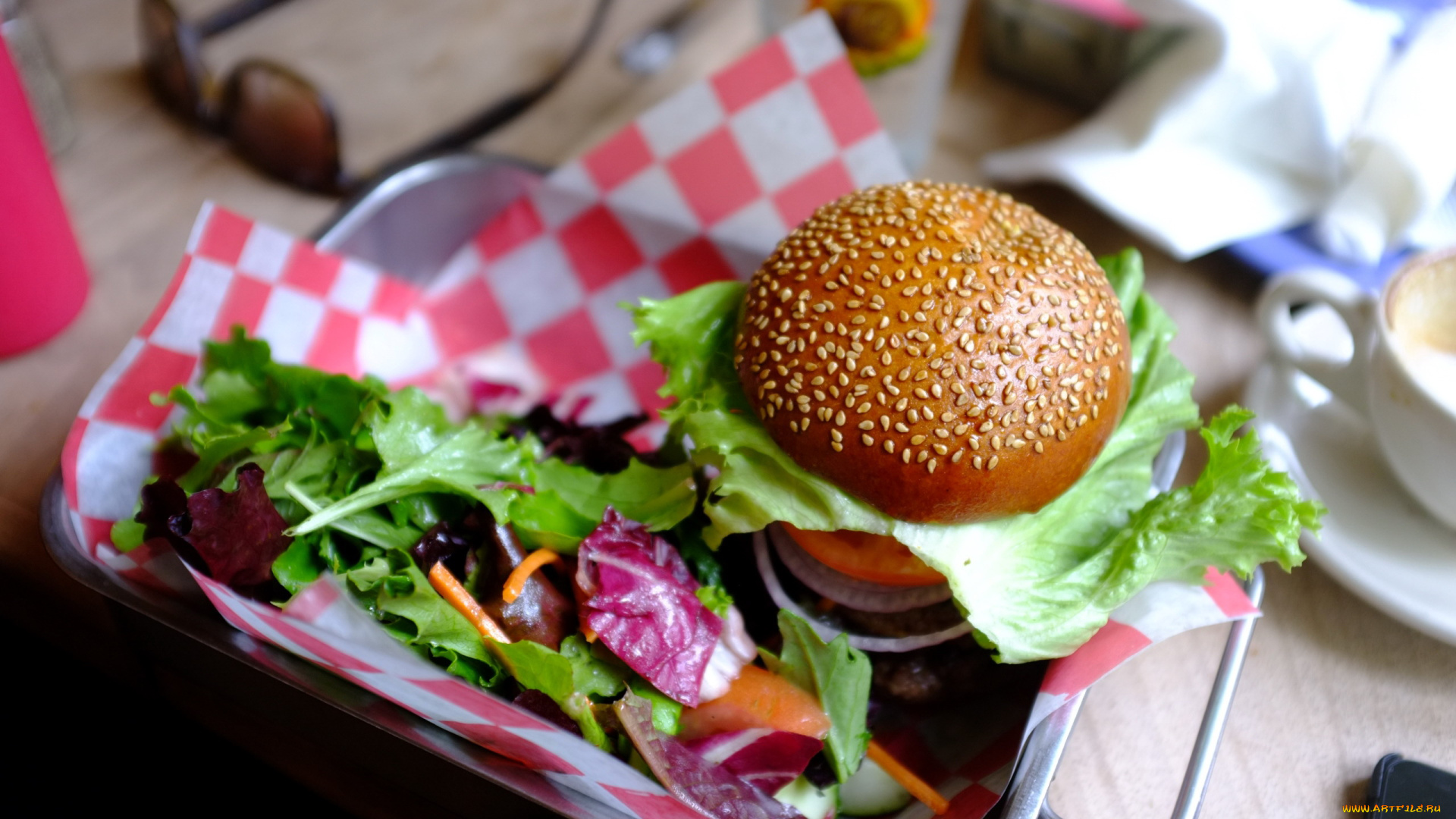 еда, бутерброды, , гамбургеры, , канапе, салат, гамбургер