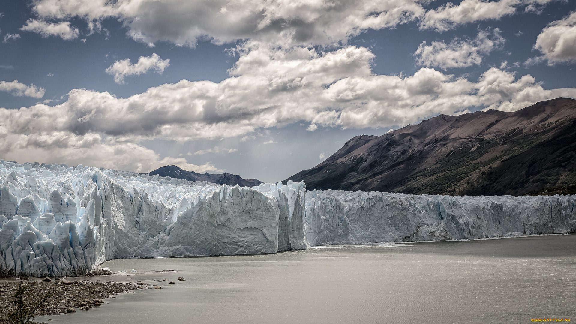 природа, айсберги, и, ледники, глетчер