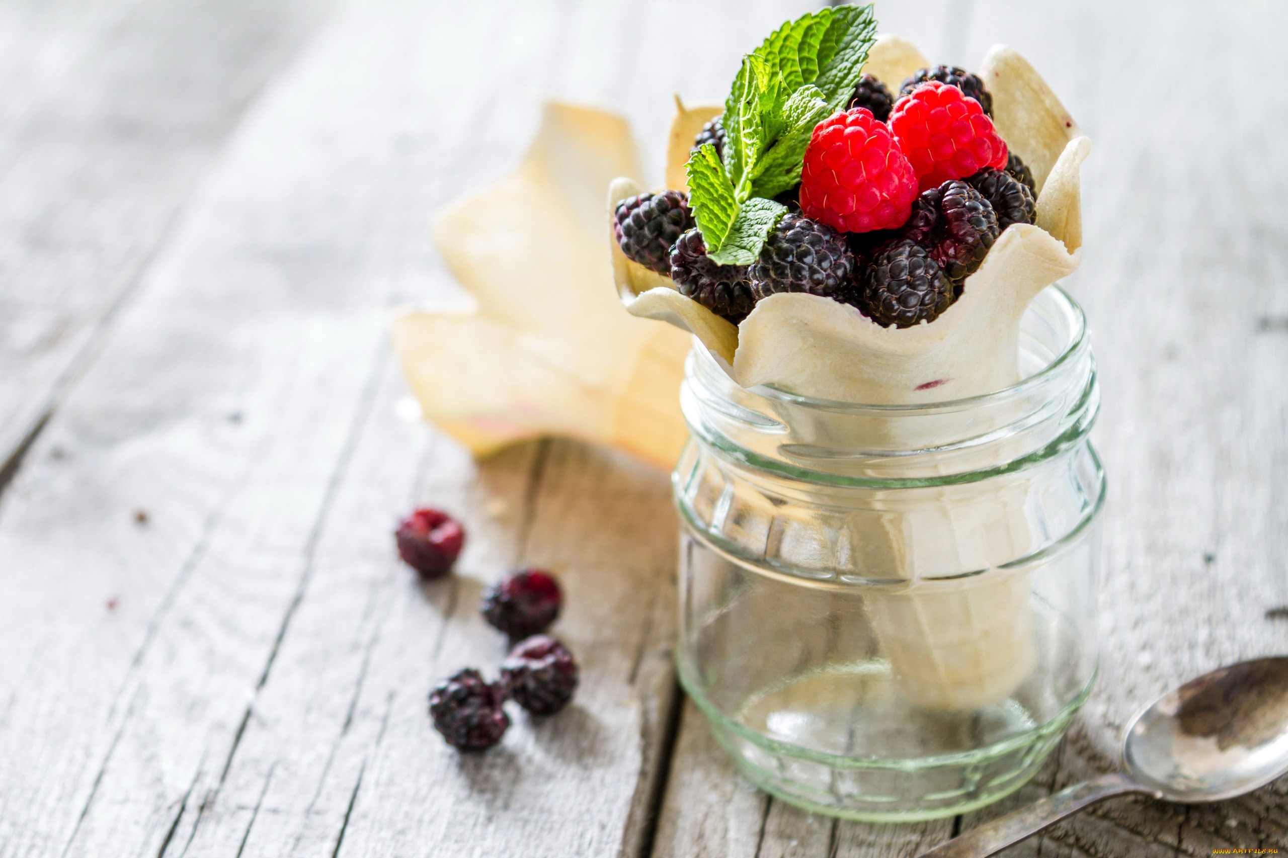 еда, фрукты, , ягоды, мята, ягоды, малина, ежевика