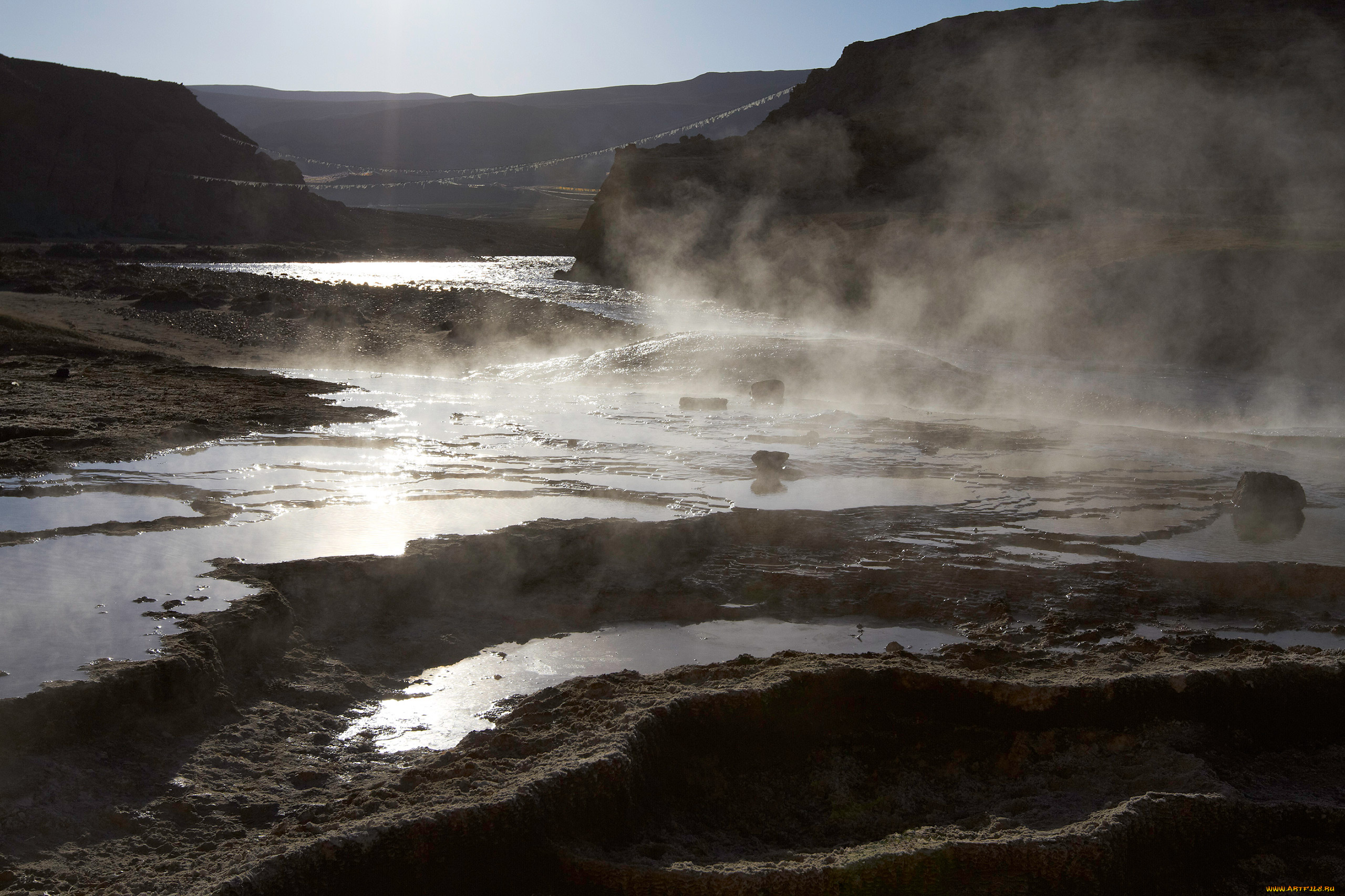 тибет, , горячие, источники, долины, гаруды, природа, реки, озера, паломничество, кайлас, горячие, источники, долина