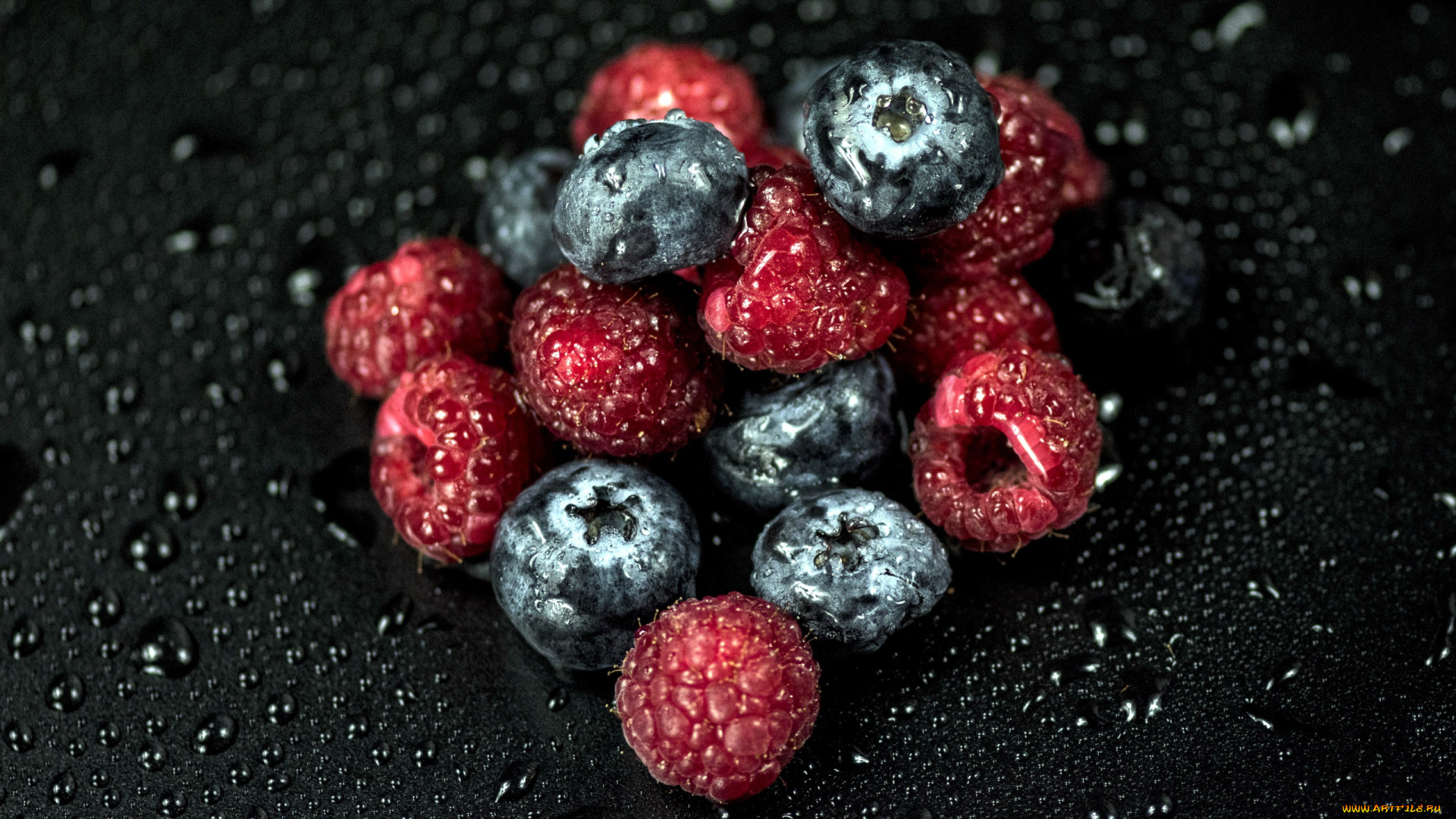 еда, фрукты, , ягоды, малина, черника
