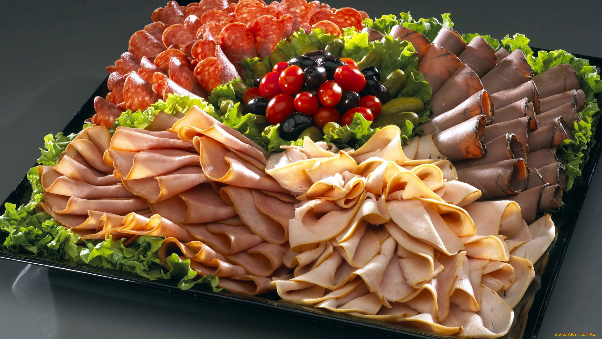 еда, колбасные, изделия, ассорти, маслины, колбаса, ветчина