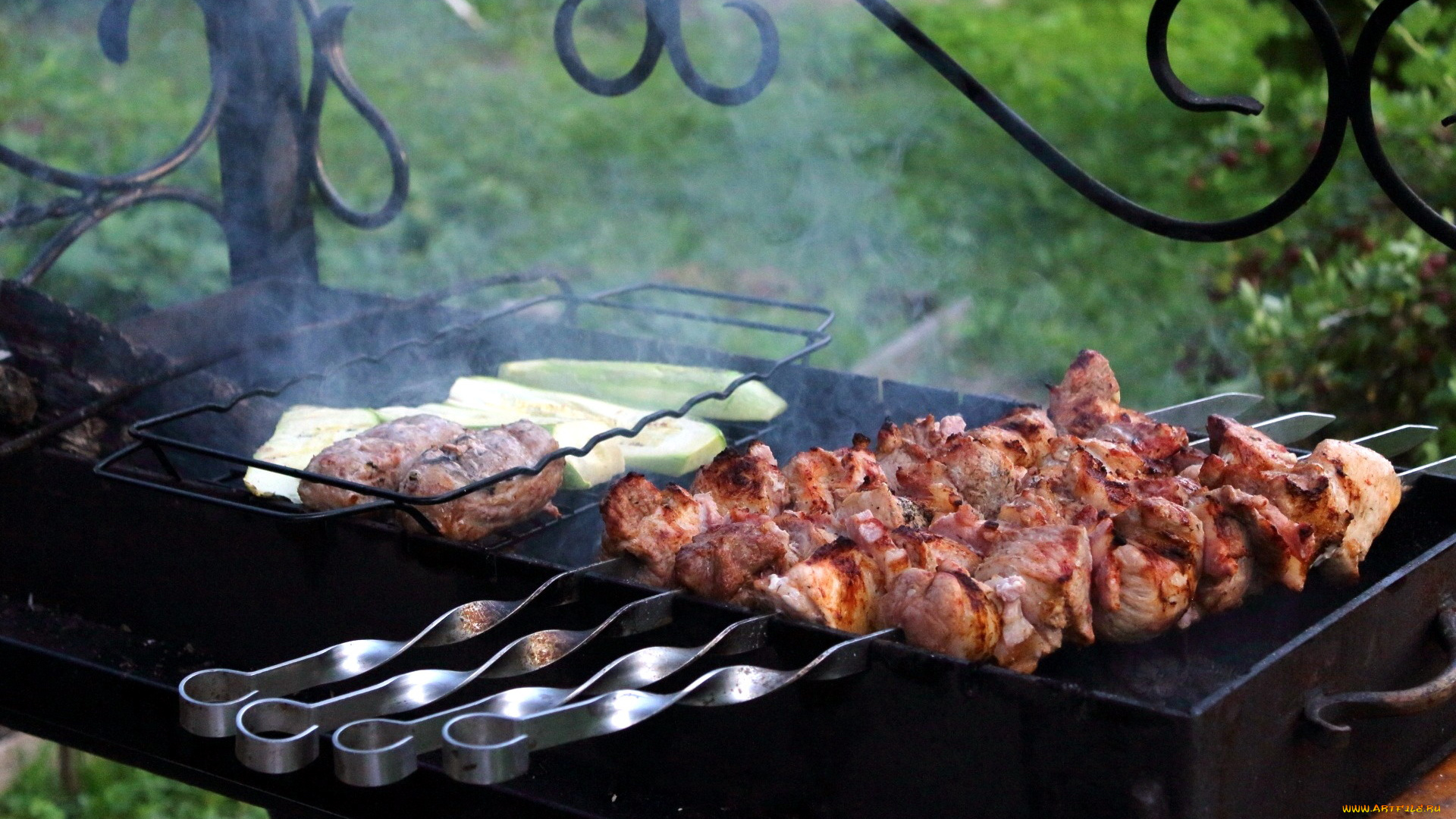 еда, шашлык, , барбекю, мясо, мангал