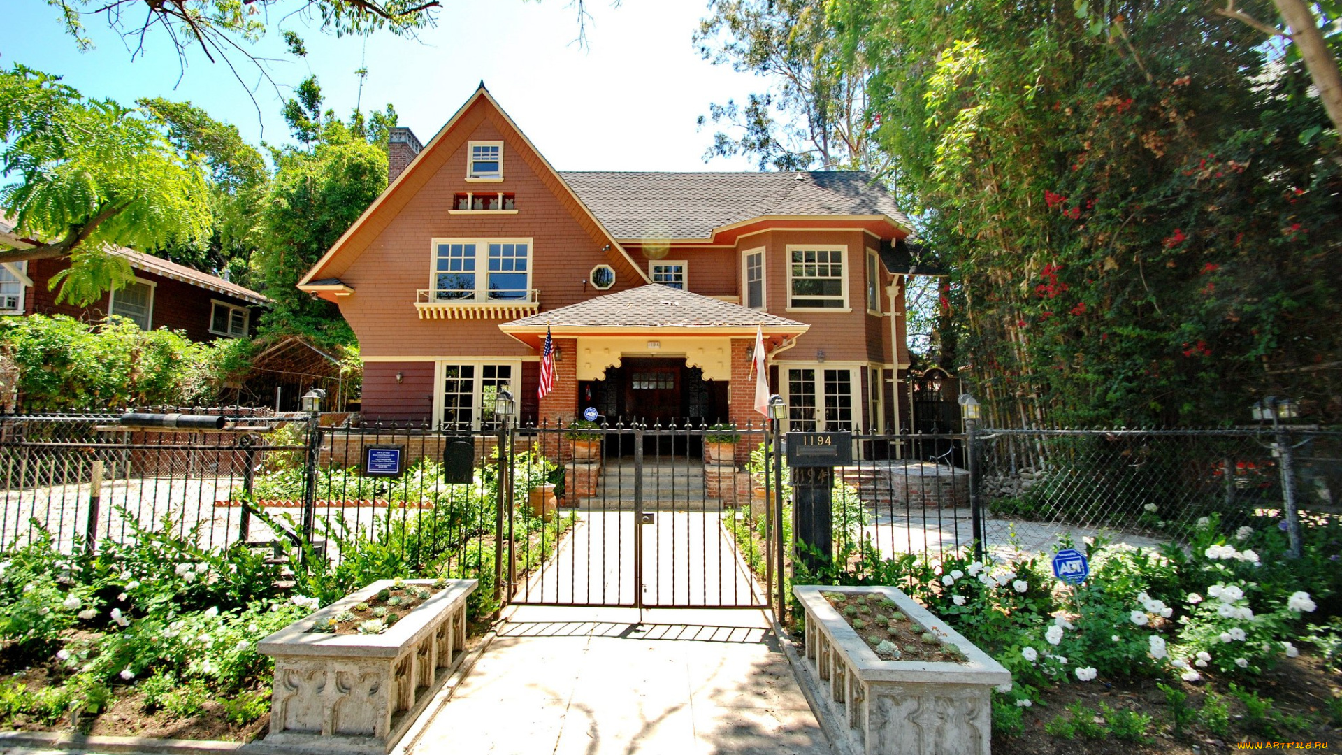 города, -, здания, , дома, жилой, дом