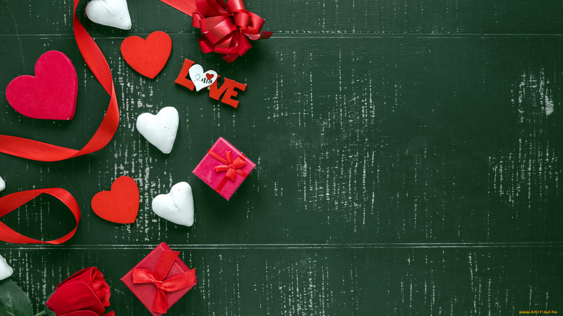 праздничные, день, святого, валентина, , сердечки, , любовь, сердечки
