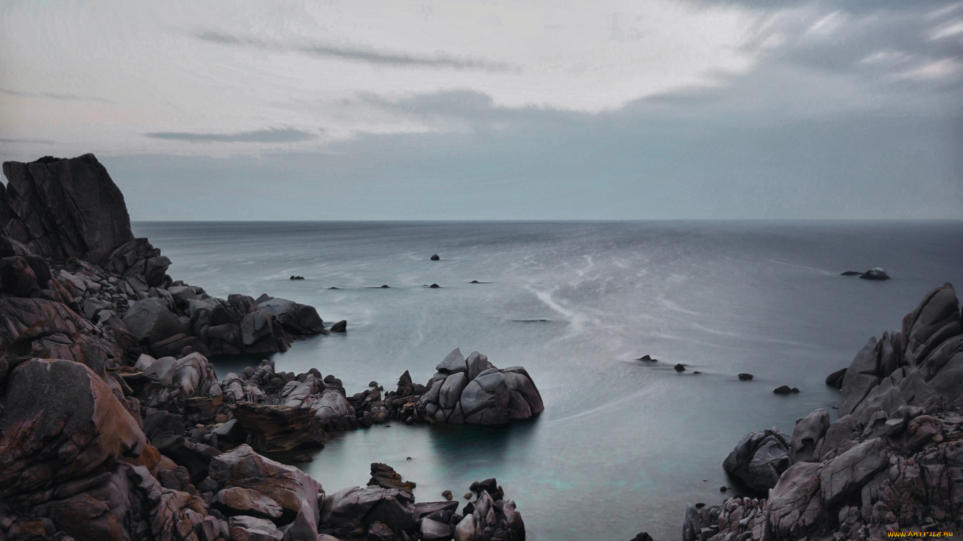 природа, побережье, скалы, камни