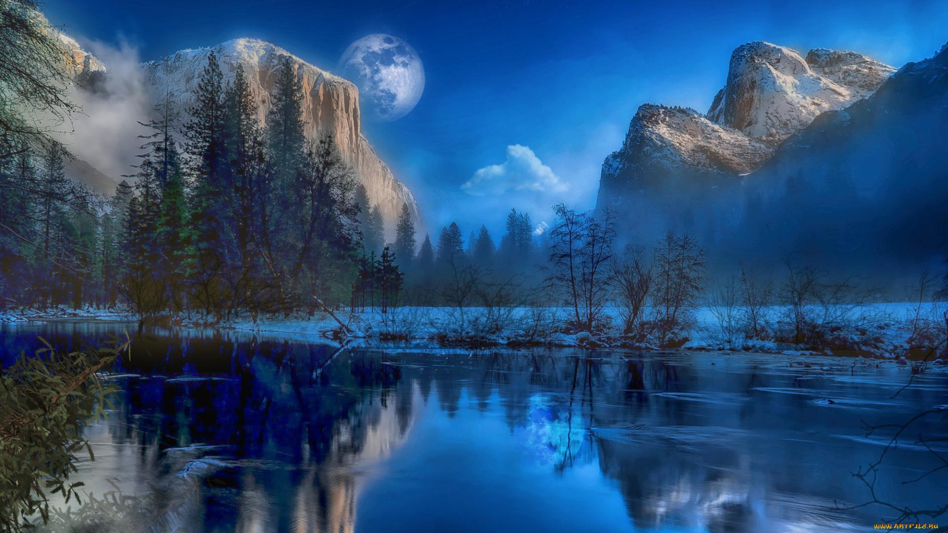 природа, реки, озера, простор