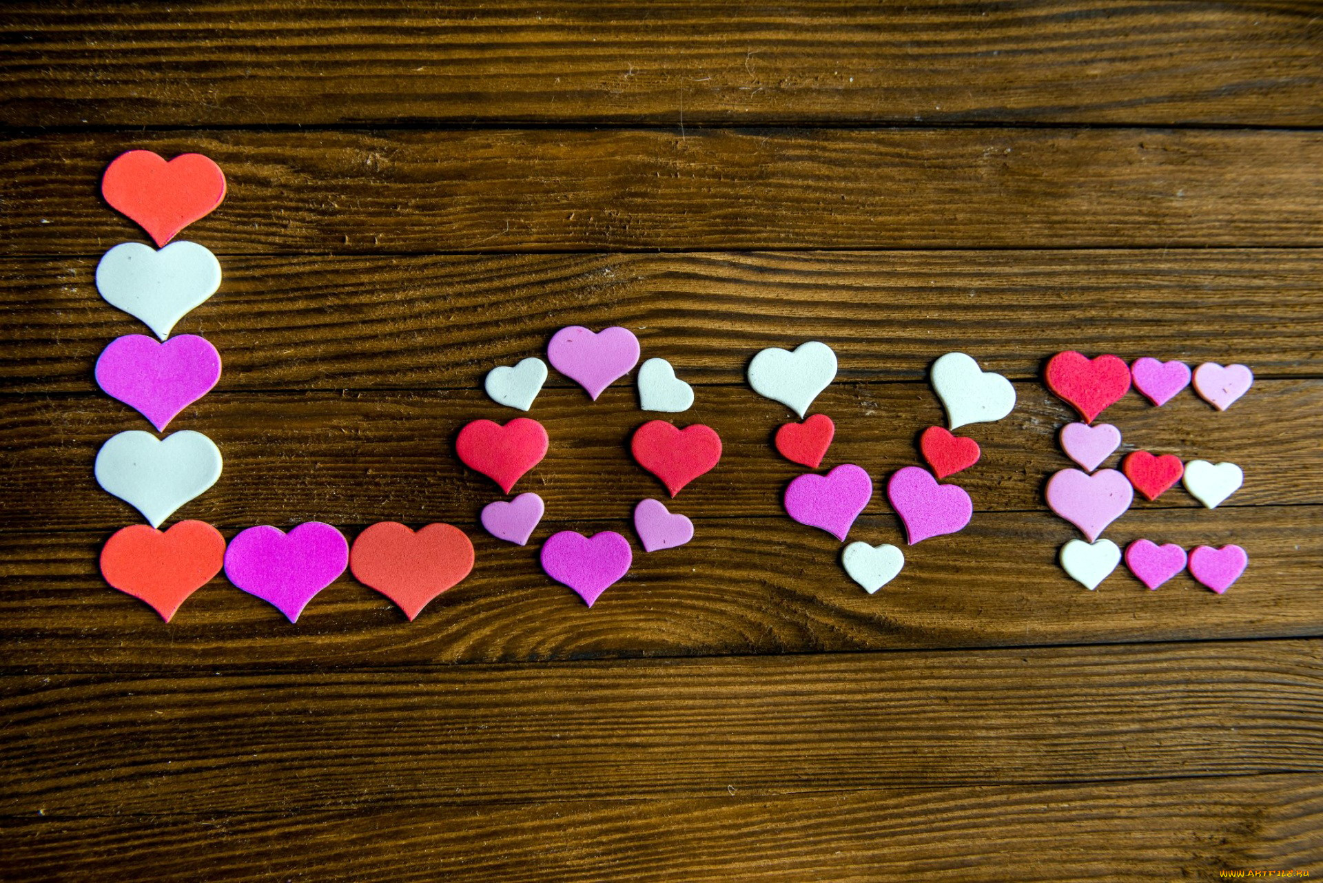 праздничные, день, святого, валентина, , сердечки, , любовь, сердечки, надпись