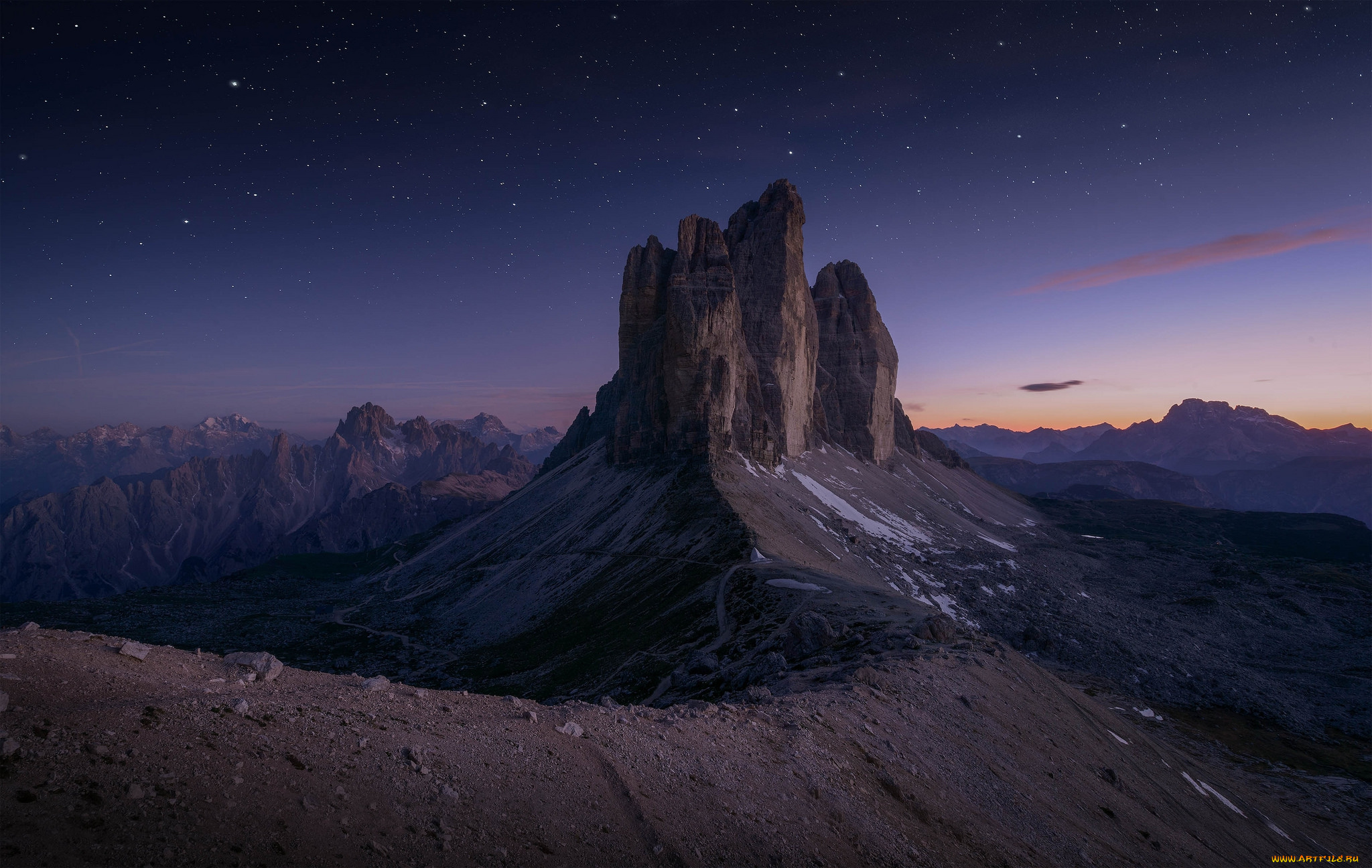 природа, горы, простор