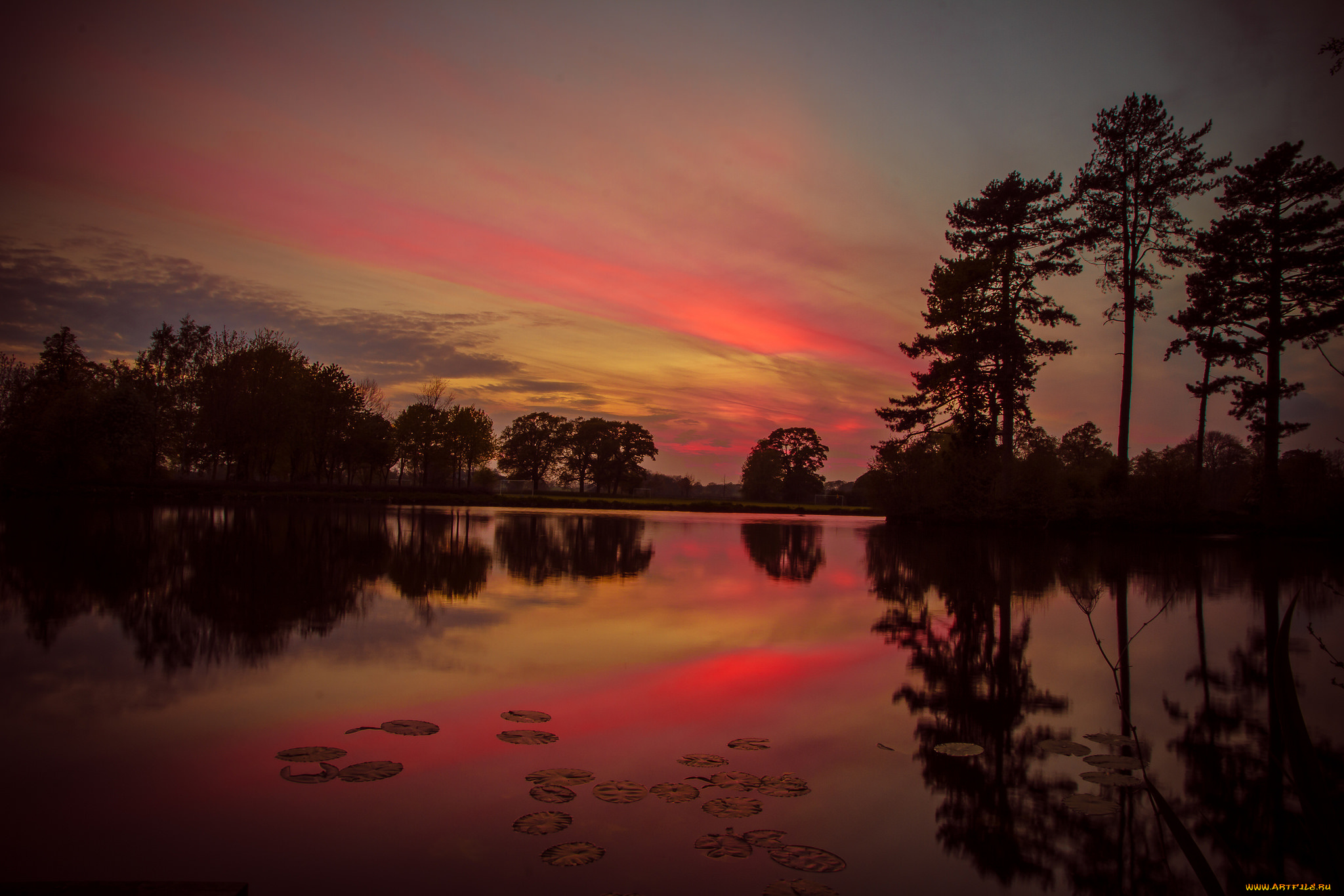 природа, восходы, закаты, простор