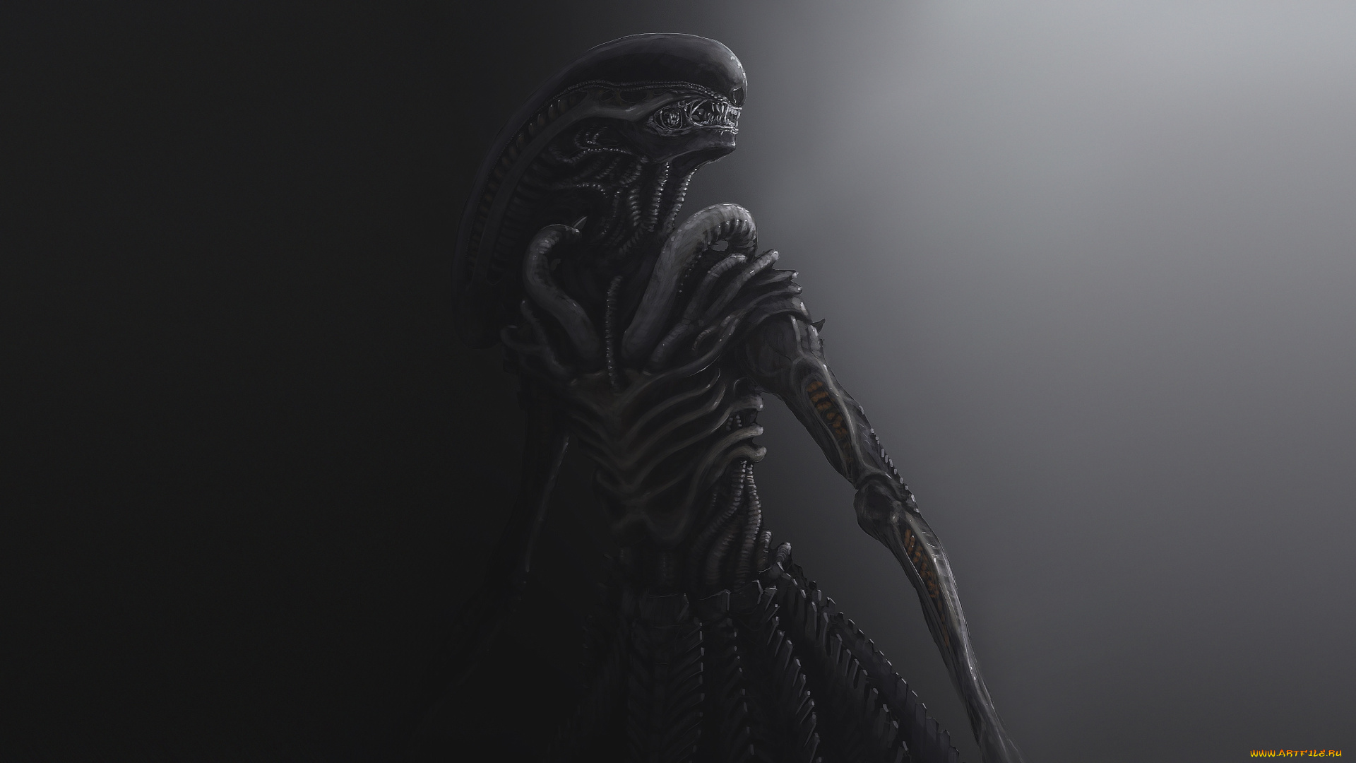 фэнтези, чужой, , alien, by, dmitrii, ustinov