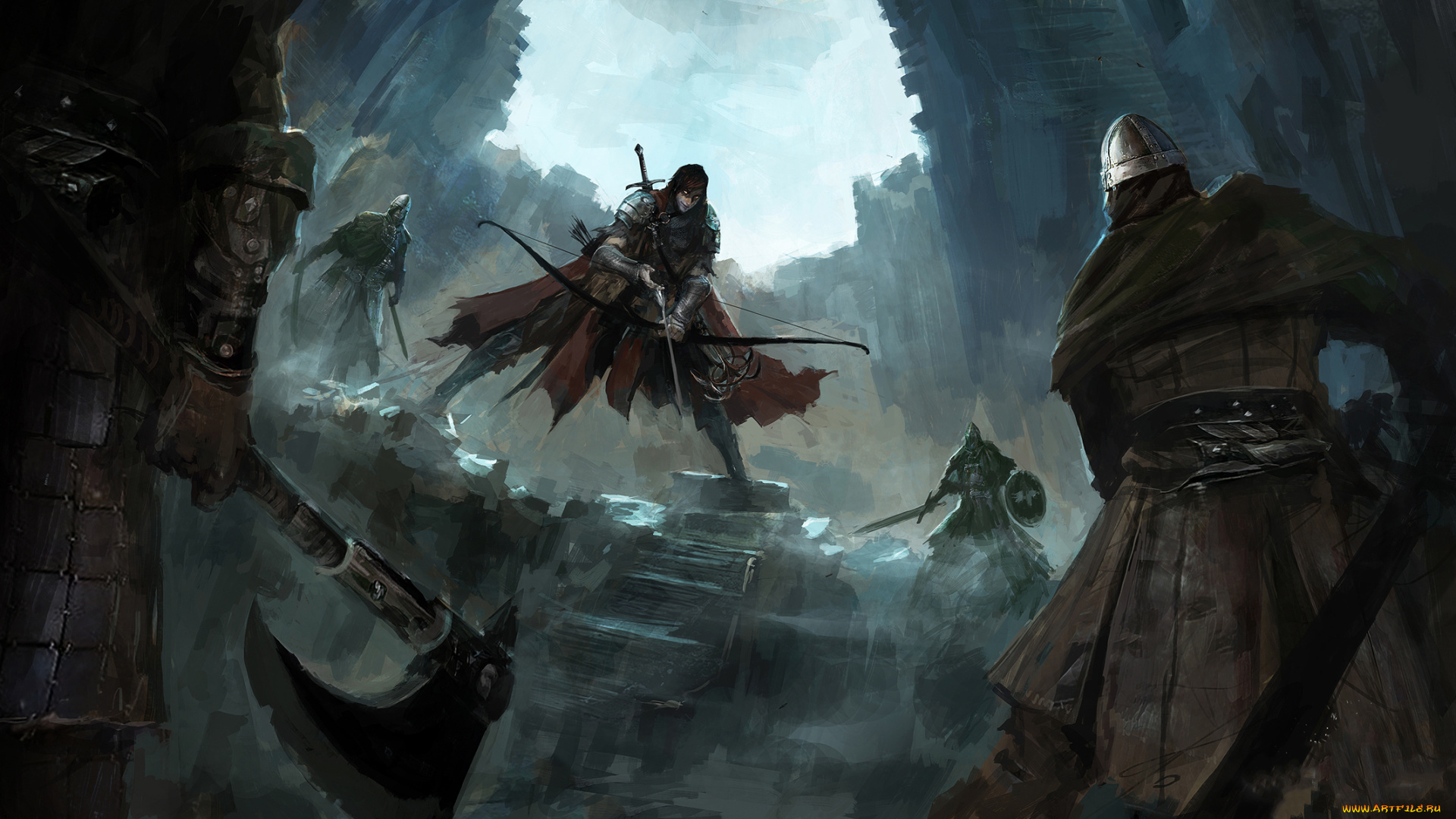 iron, blade, видео, игры, ~~~другое~~~, мужчины, фон, униформа, оружие