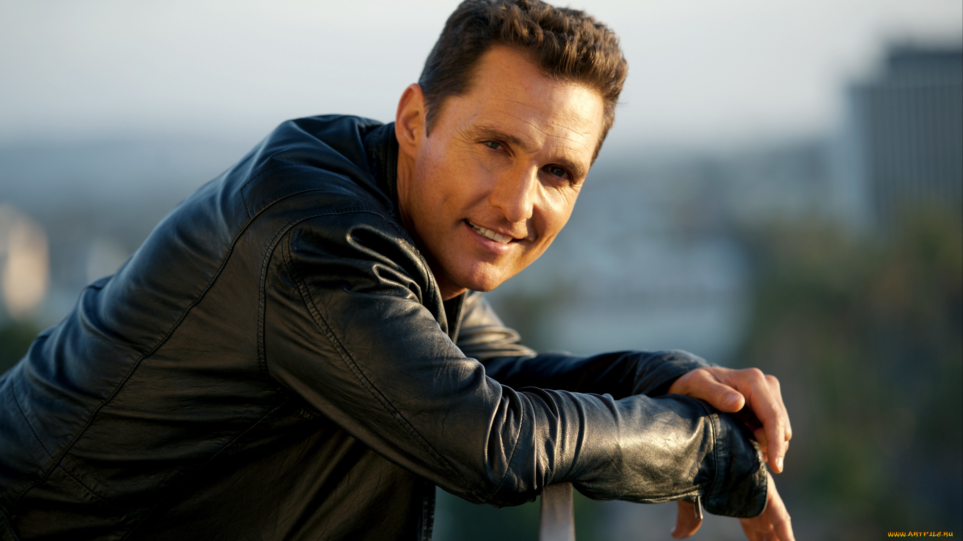 мужчины, matthew, mcconaughey, куртка, улыбка, актер