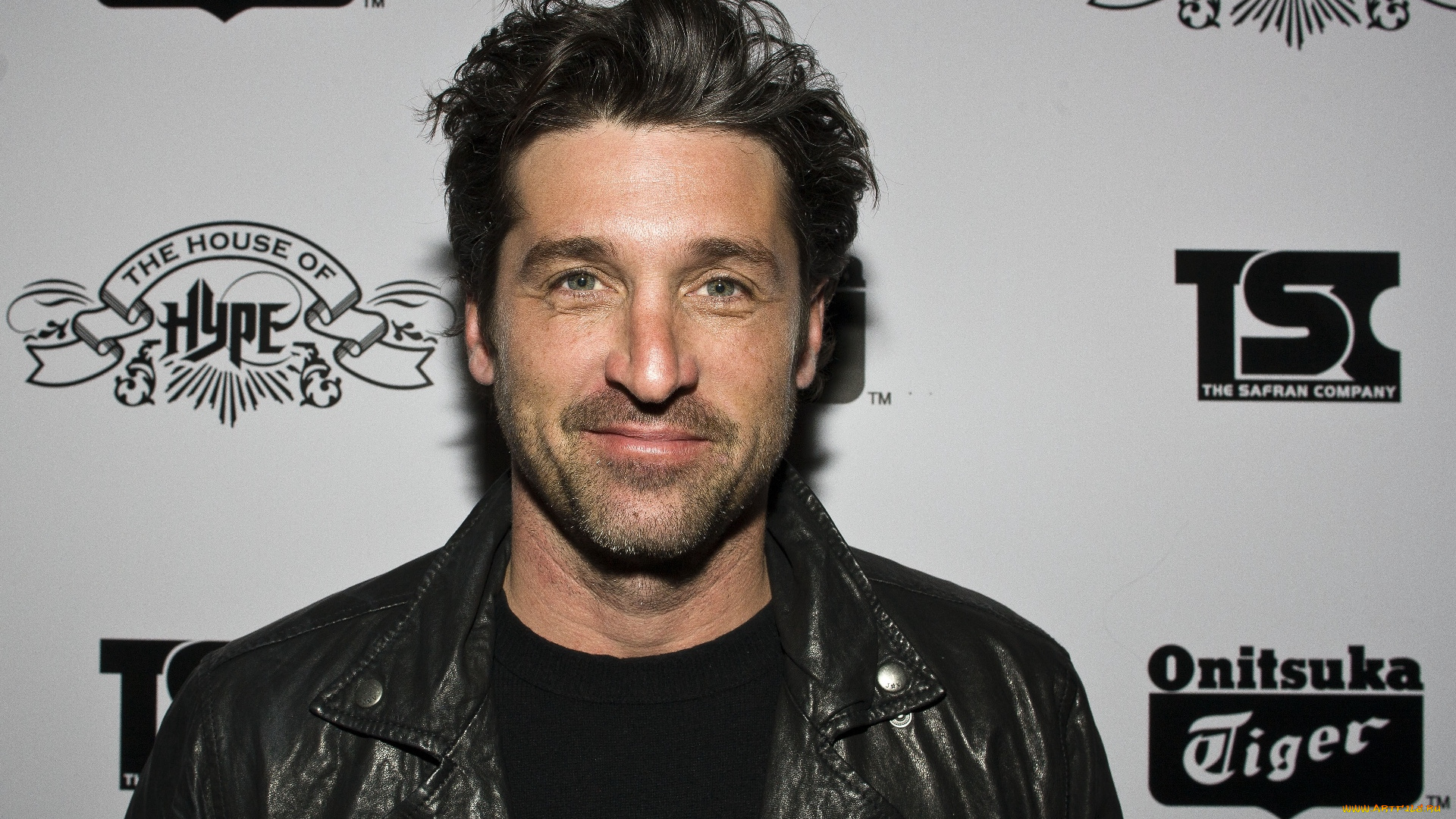 мужчины, patrick, dempsey, улыбка, куртка, щетина, актер, patrick, dempsey