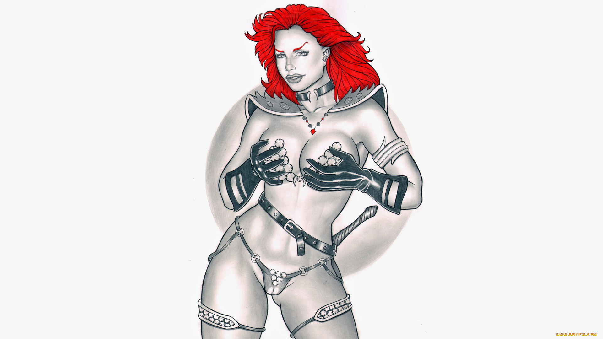 рисованное, комиксы, волосы, взгляд, фон, девушка